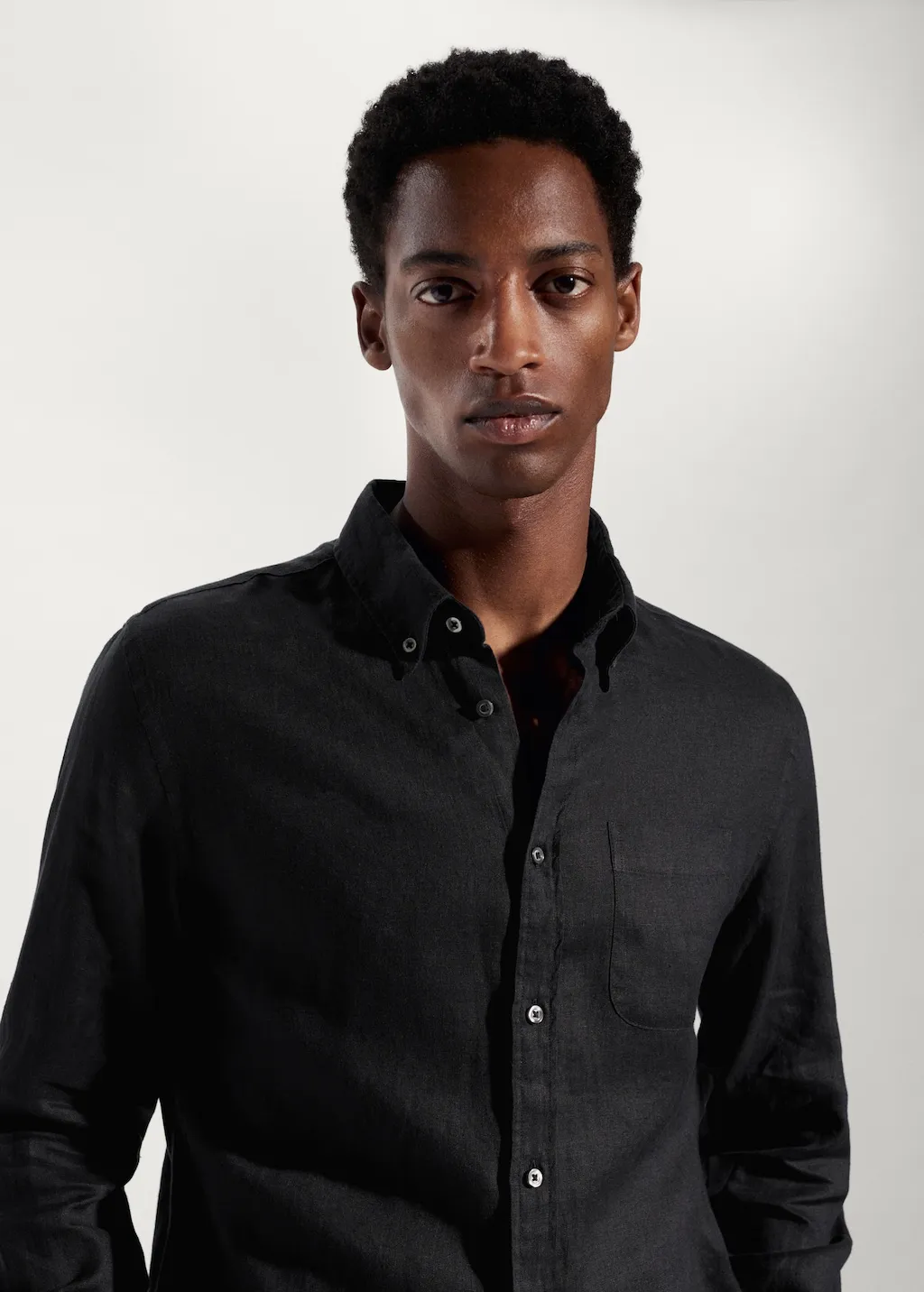 Camicia slim fit 100% lino