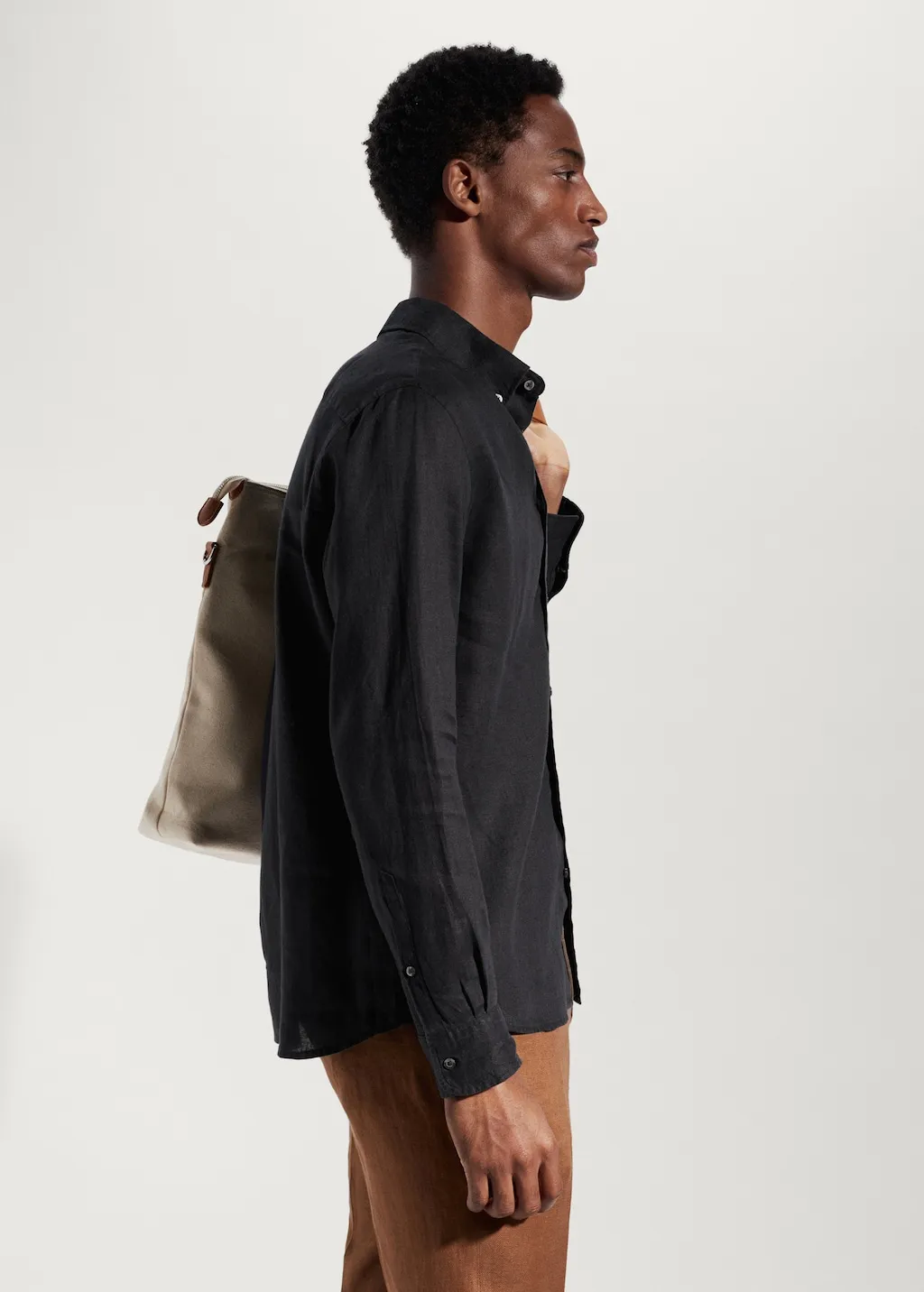 Camicia slim fit 100% lino