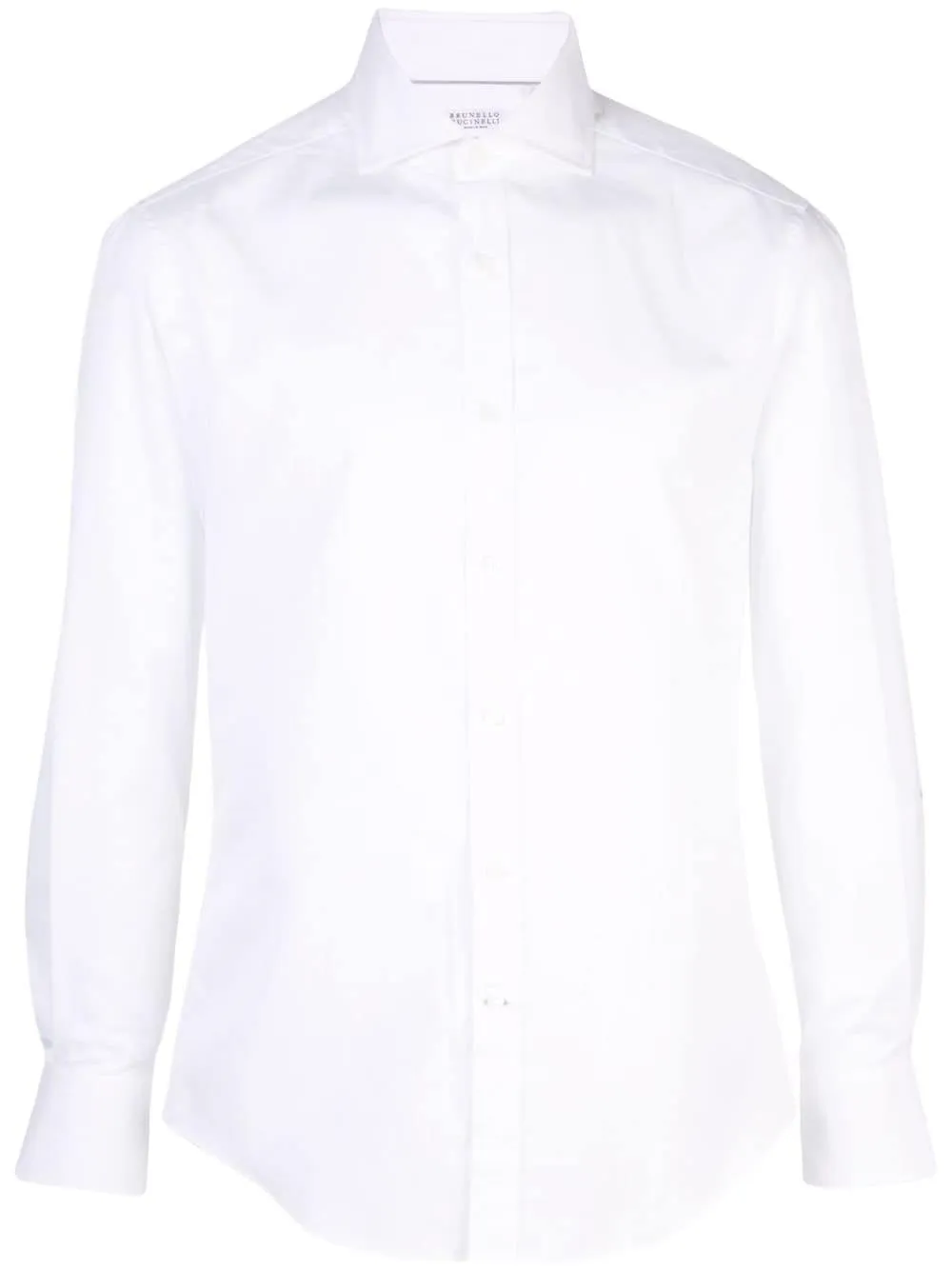 Camicia Slim Fit con Colletto Aperto