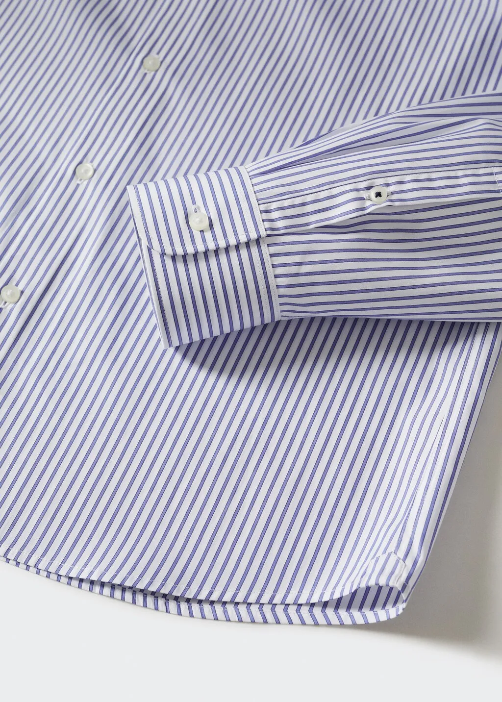 Camicia slim fit cotone righe