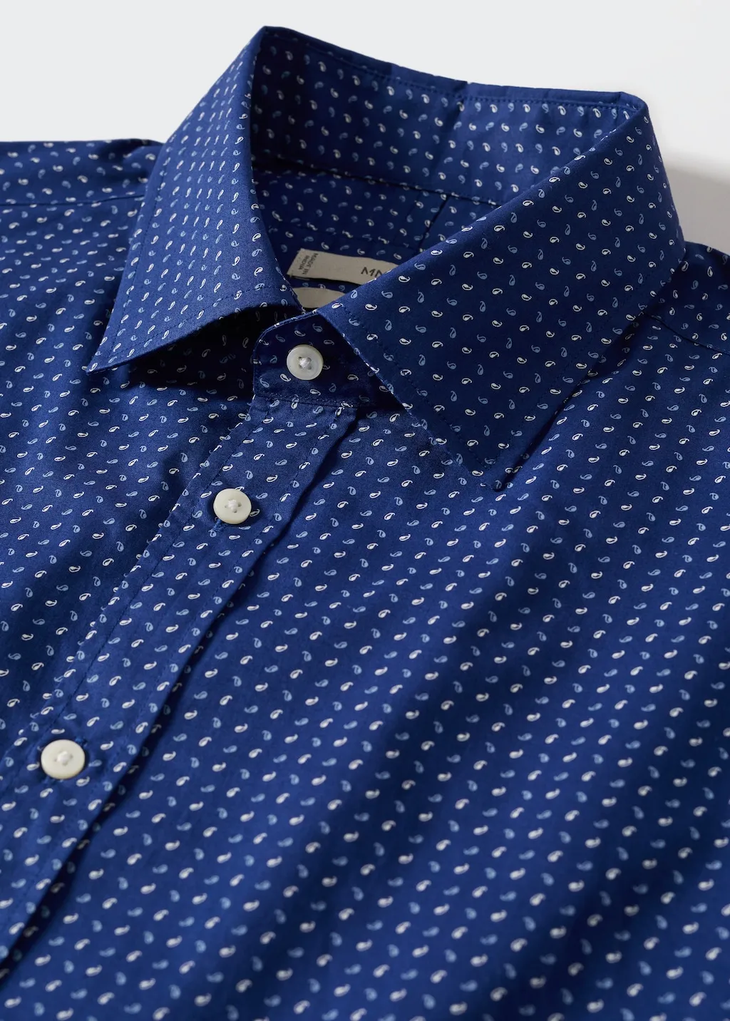 Camicia slim-fit cotone stampata