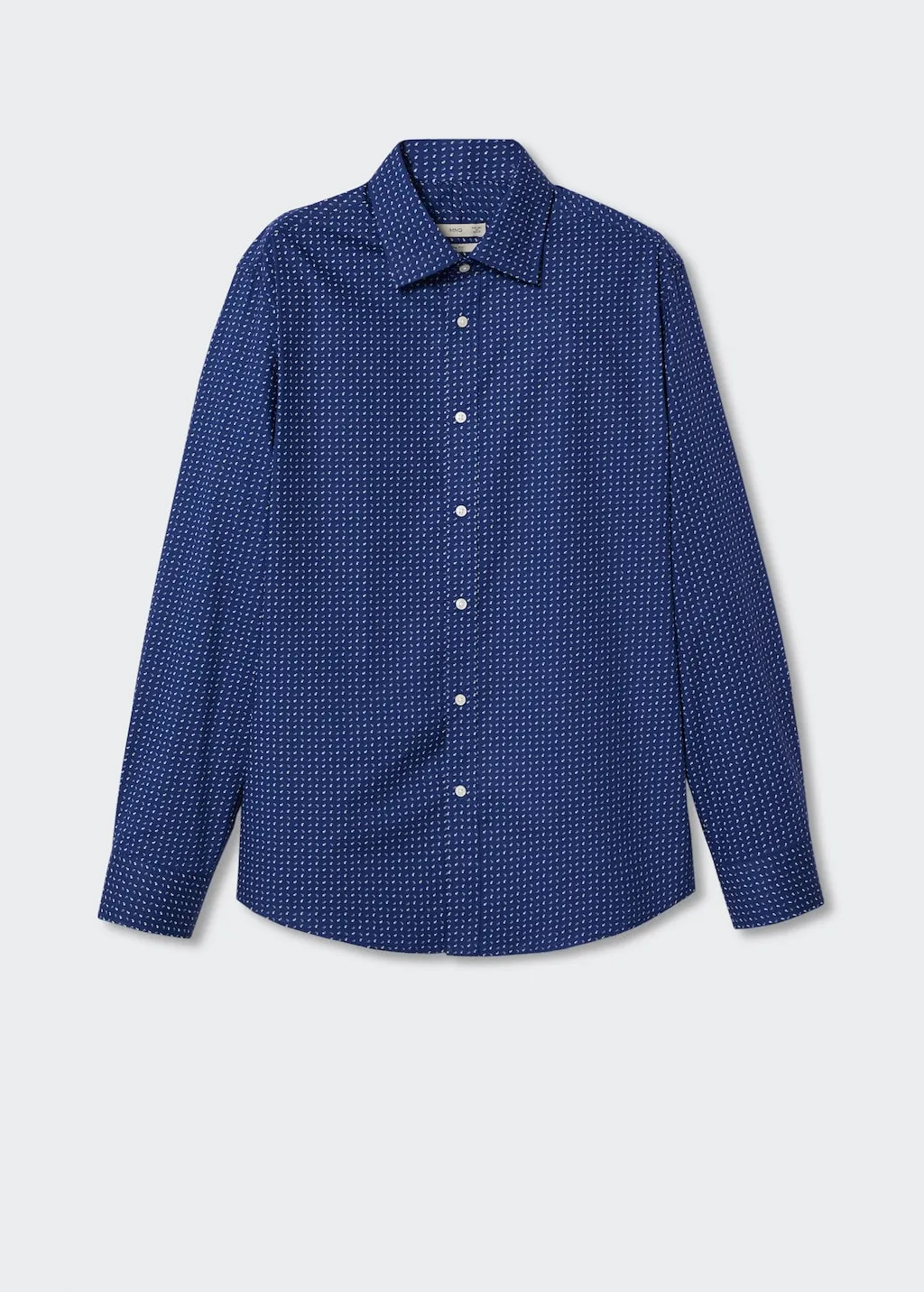Camicia slim-fit cotone stampata