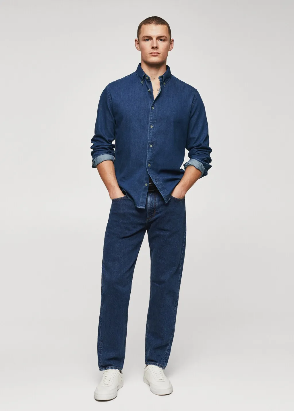 Camicia slim fit denim