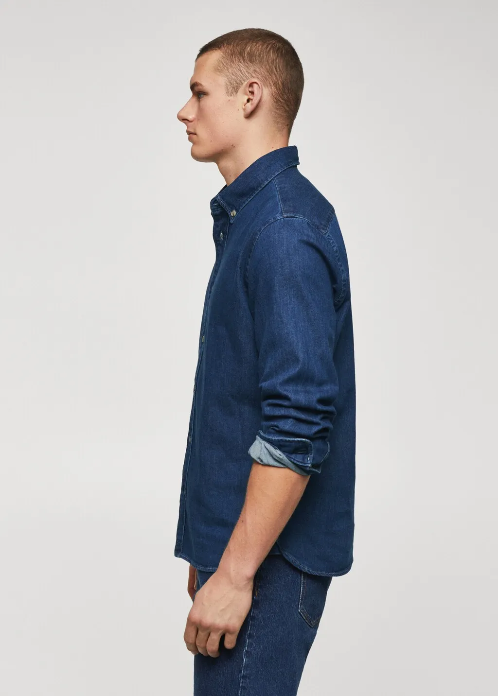 Camicia slim fit denim