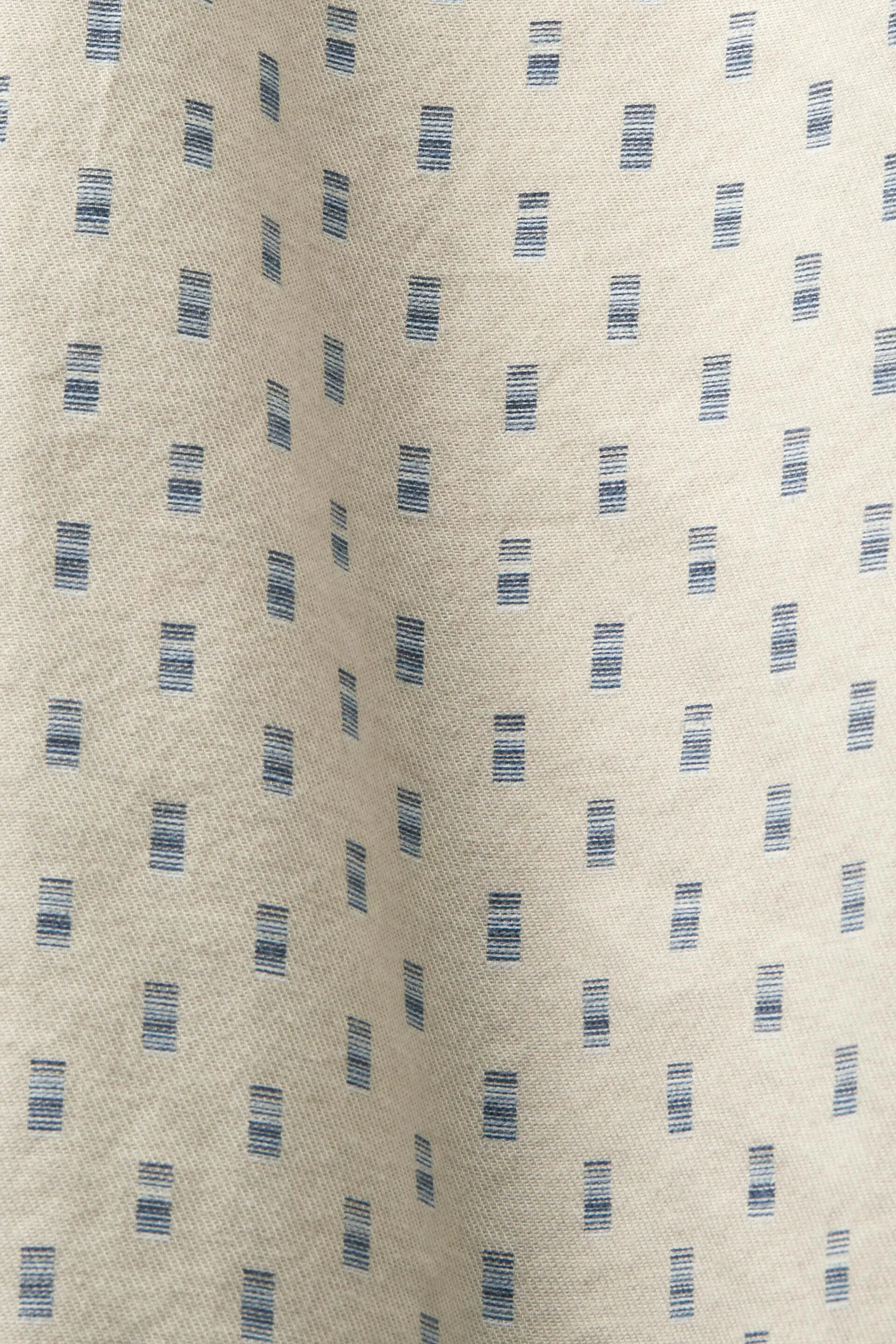 Camicia Slim Fit in twill a fantasia