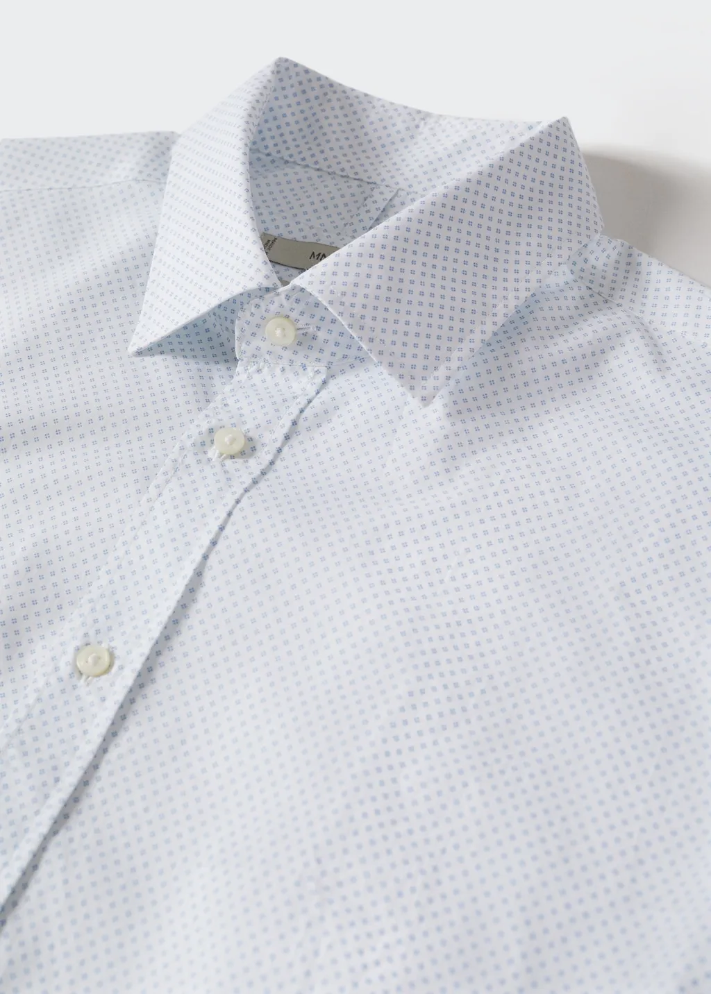 Camicia slim-fit micro-stampa
