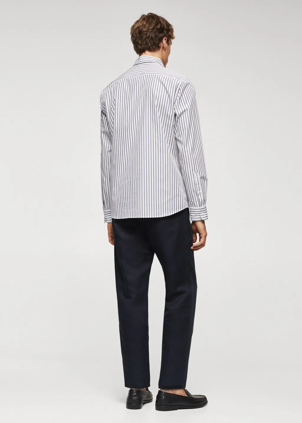 Camicia slim-fit righe