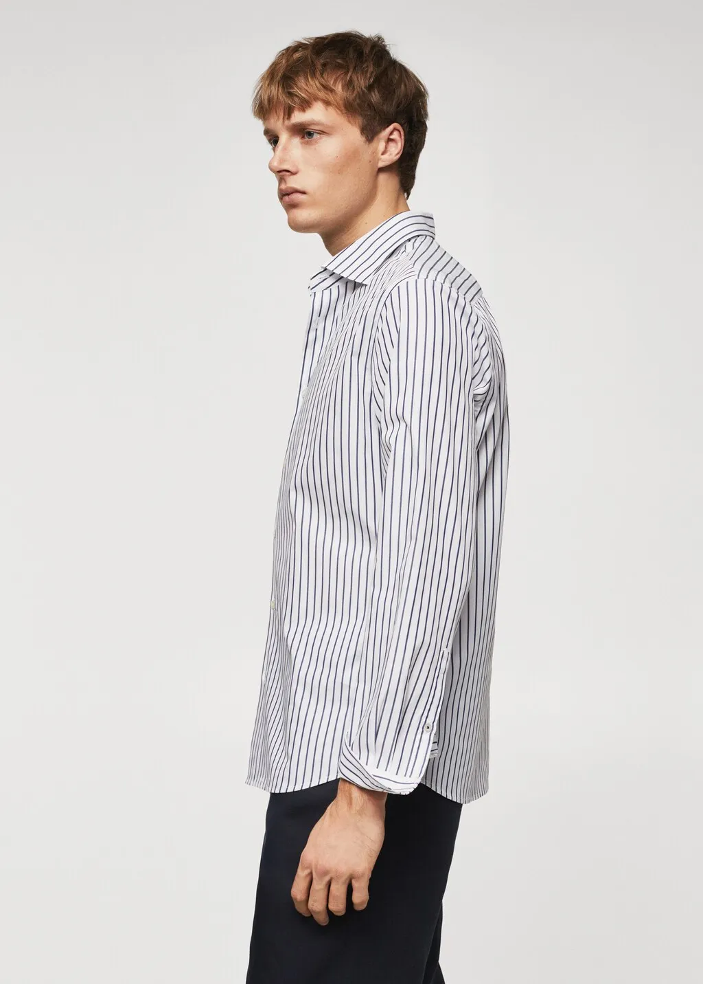 Camicia slim-fit righe