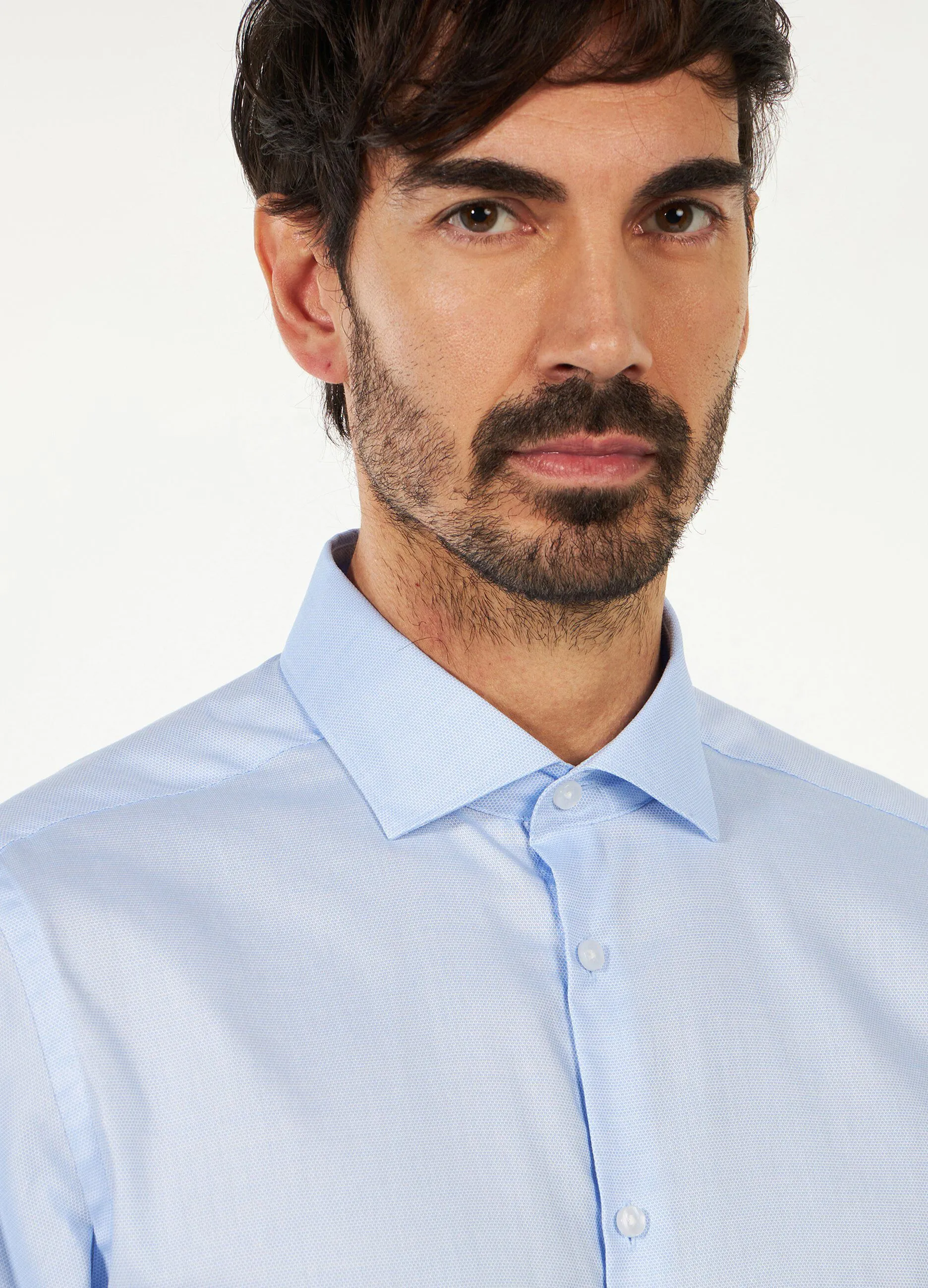 Camicia slim Rumford in puro cotone