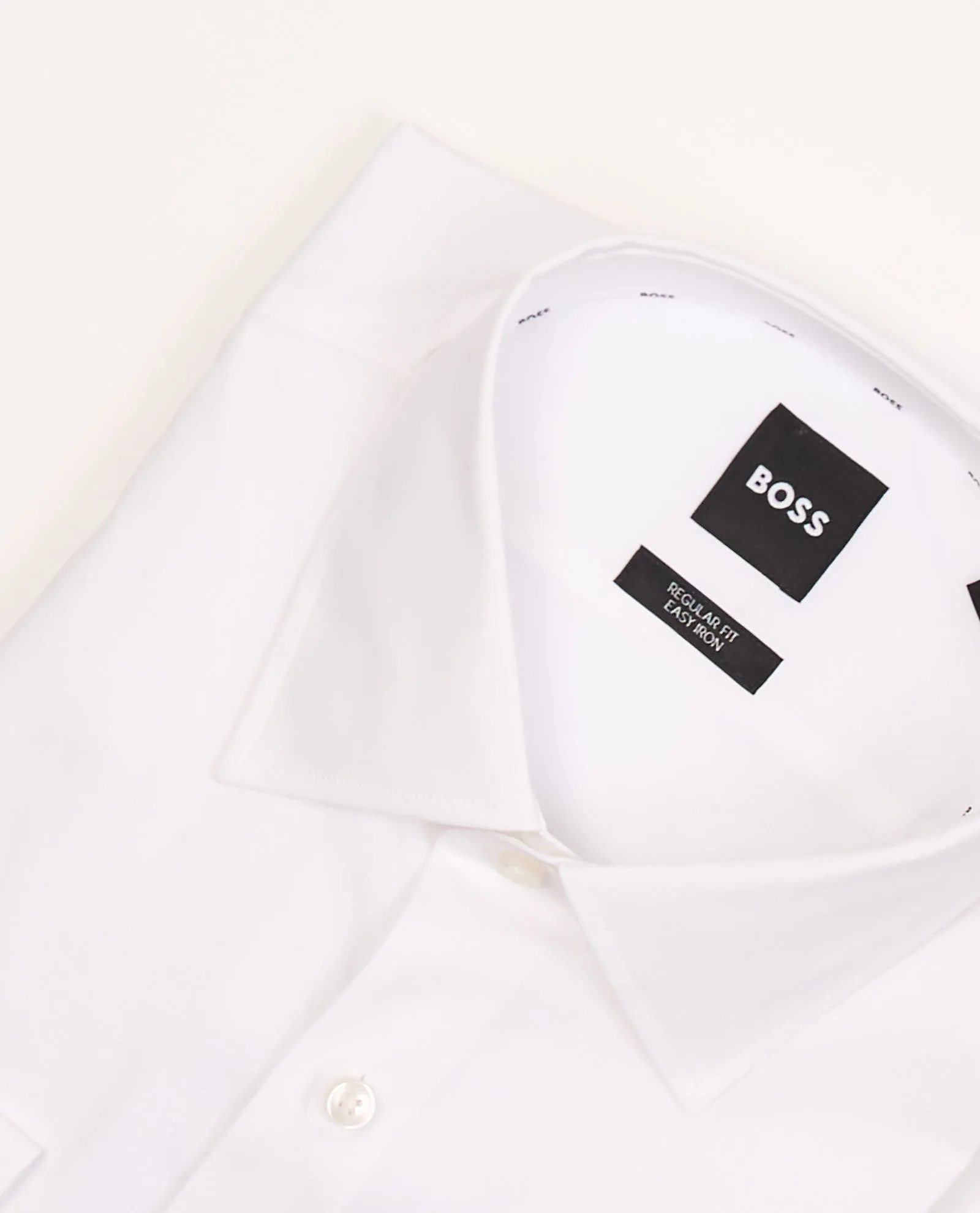 Camicia uomo Boss in popeline di cotone