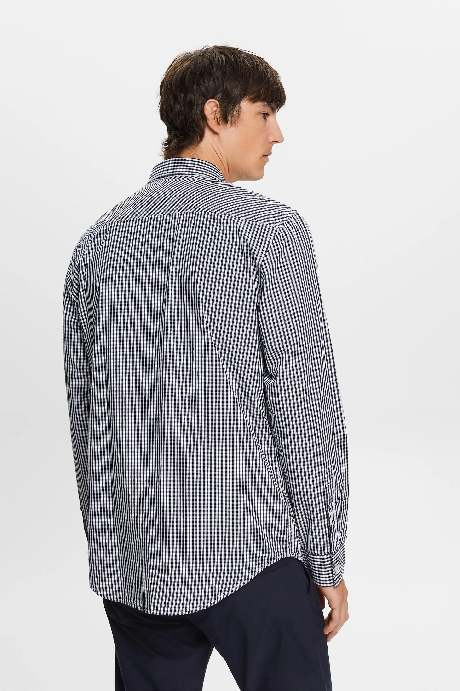 Camicia Vichy button-down, 100% cotone