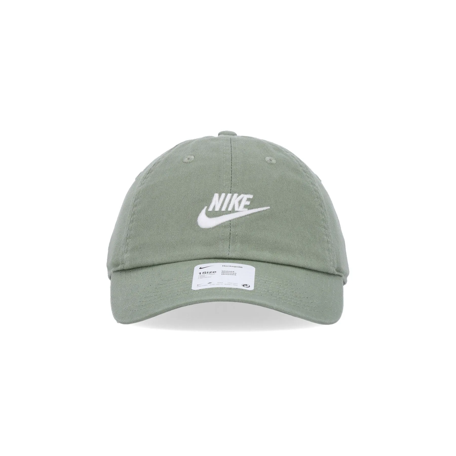 Cappellino Visiera Curva Uomo H86 Futura Washed Oil Green/white