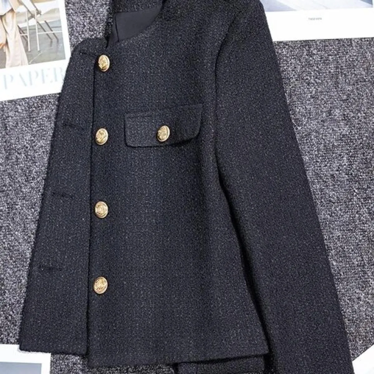 Cappotto blazer casual da donna autunno inverno nuovo arrivo donna rosa giallo nero solido manica lunga monopetto jack allentato