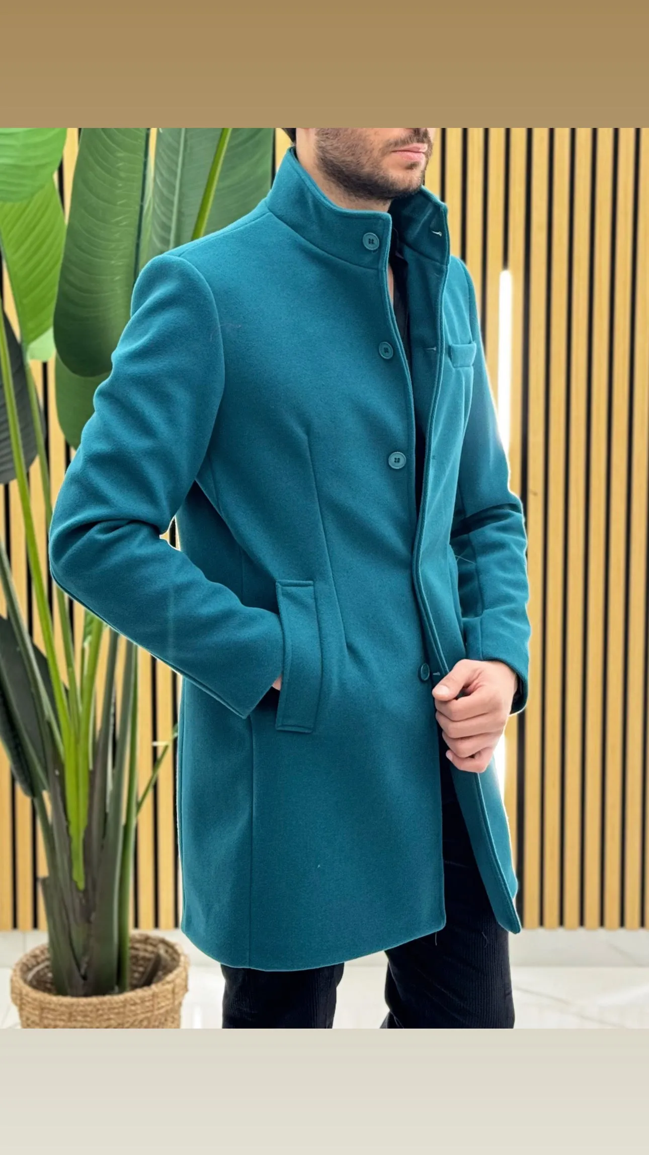 Cappotto Collo Coreano