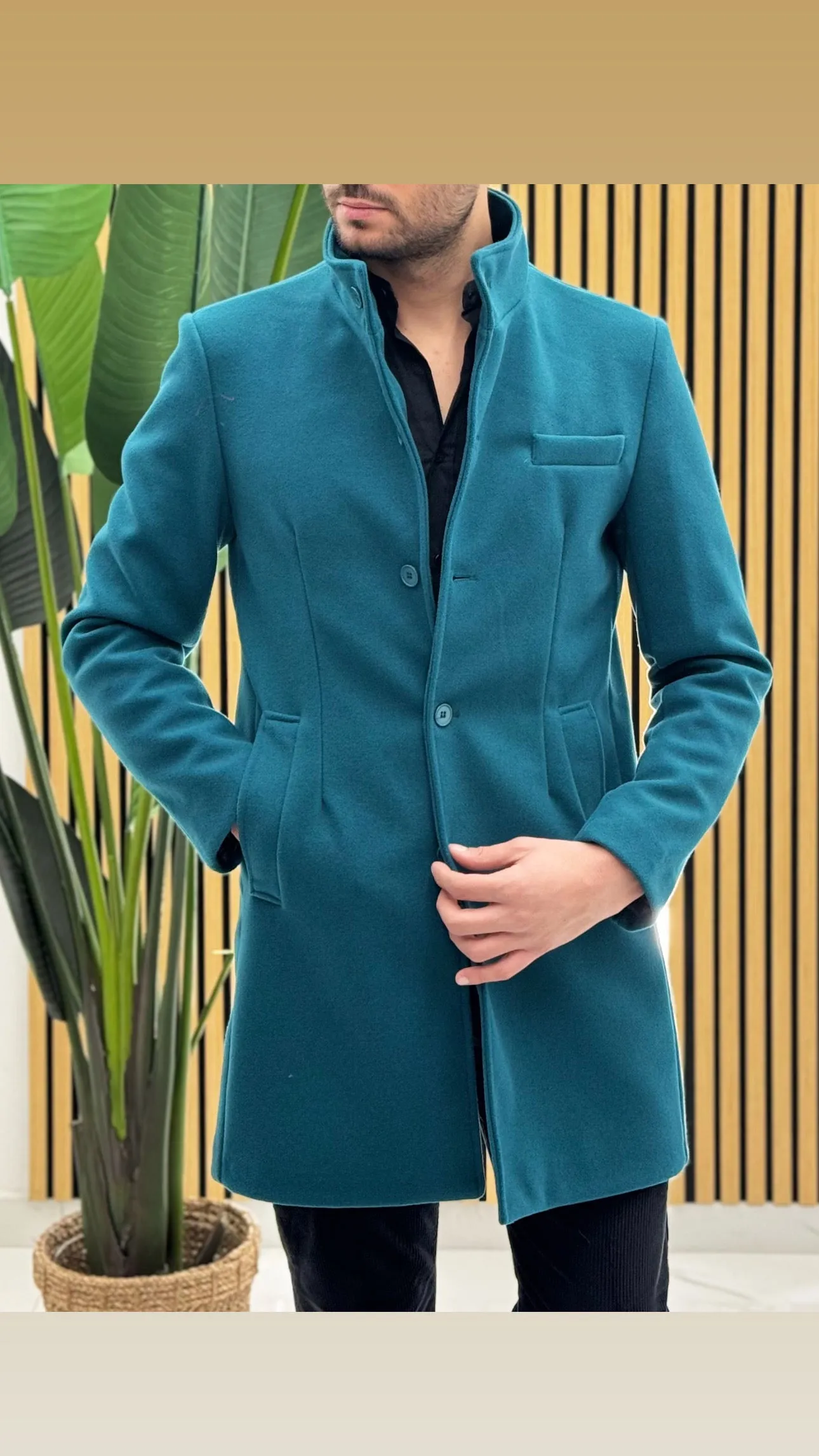 Cappotto Collo Coreano