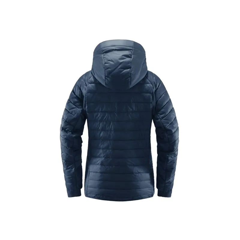 Cappotto con cappuccio HAGLOFS Spire Mimic da donna (tinta unita blu)