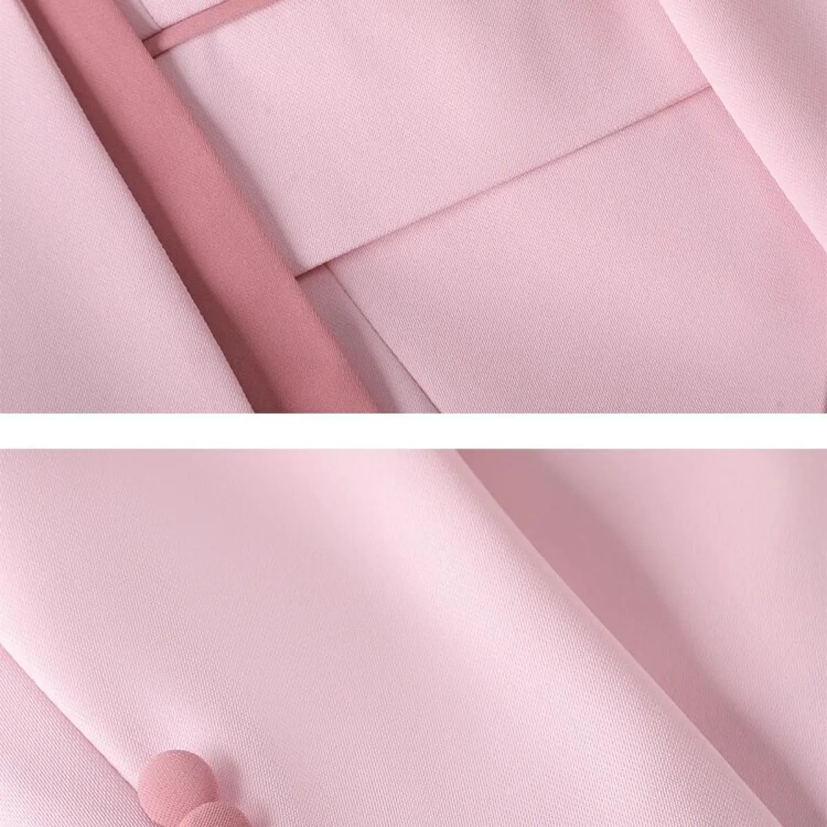 Cappotto da giacca da lavoro da lavoro da donna da ufficio da donna alla moda rosa bianco per l'autunno inverno