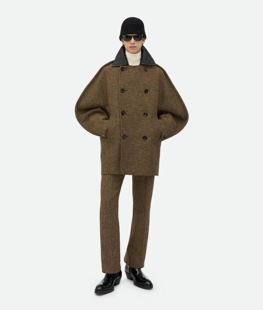 Cappotto in frisé di cotone compatto doppio 