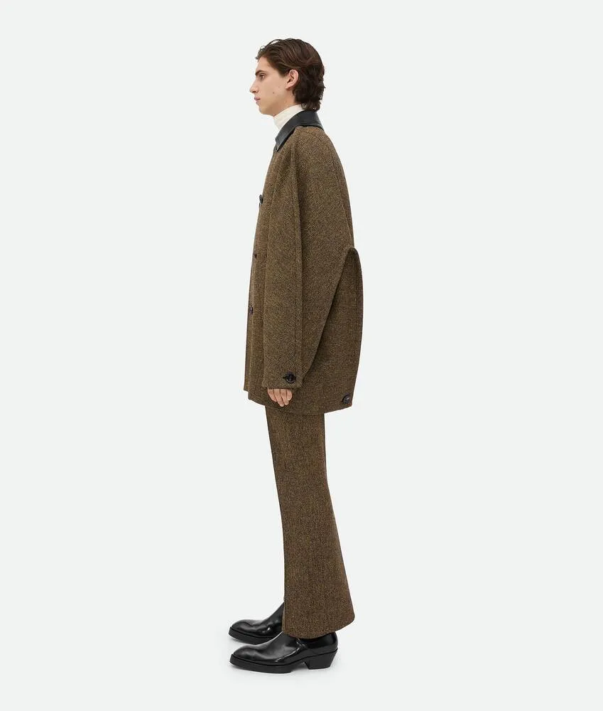 Cappotto in frisé di cotone compatto doppio 