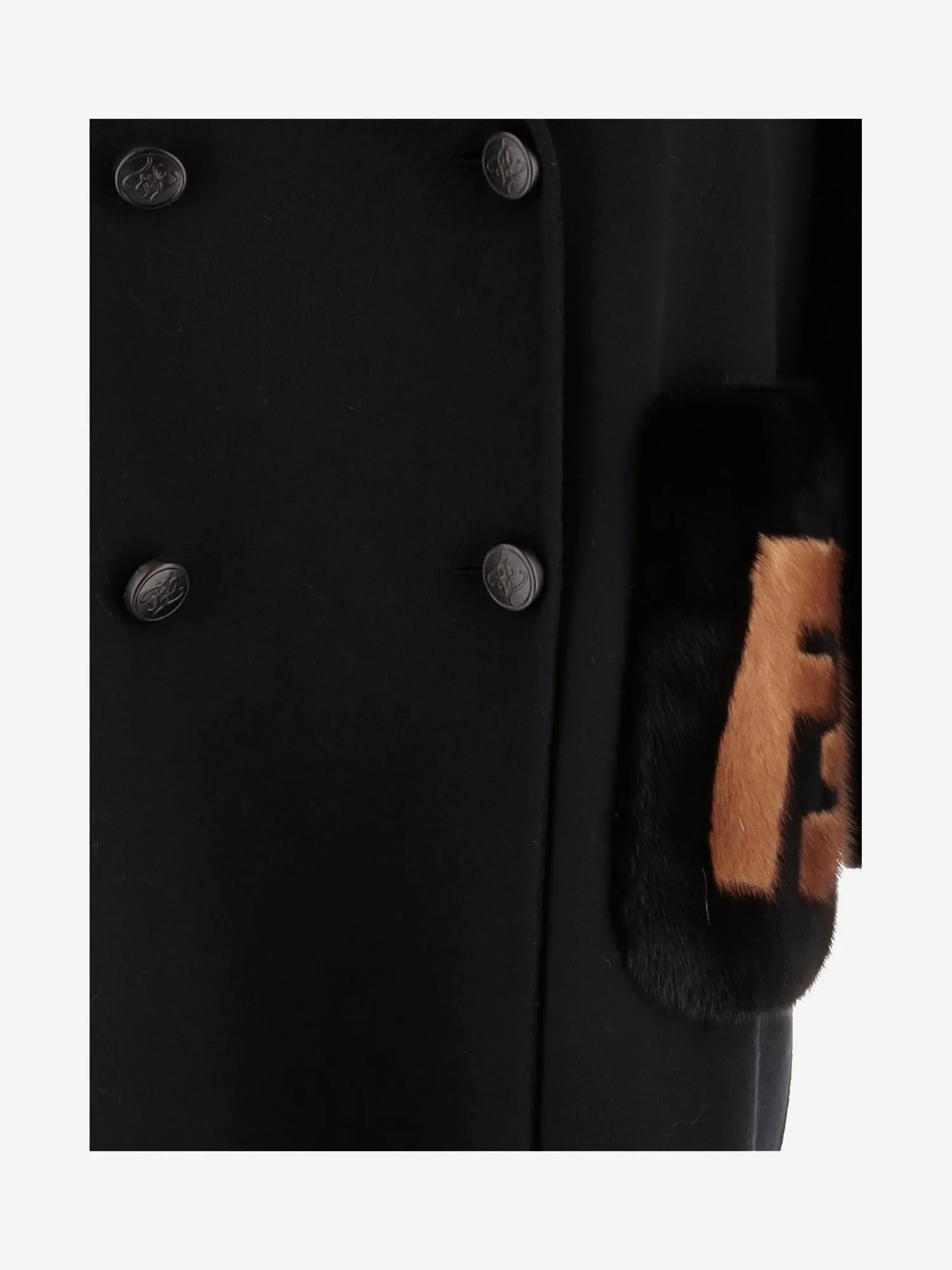 CAPPOTTO IN LANA CON LOGO