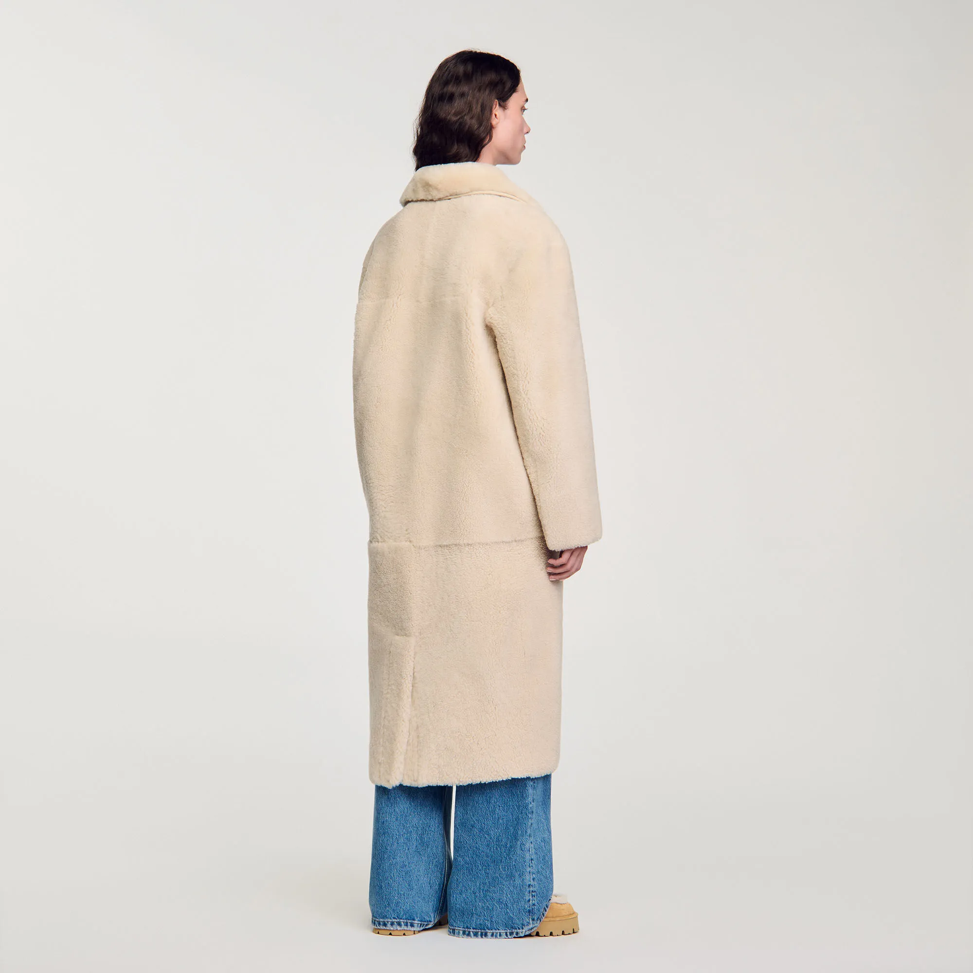 Cappotto in scamosciato