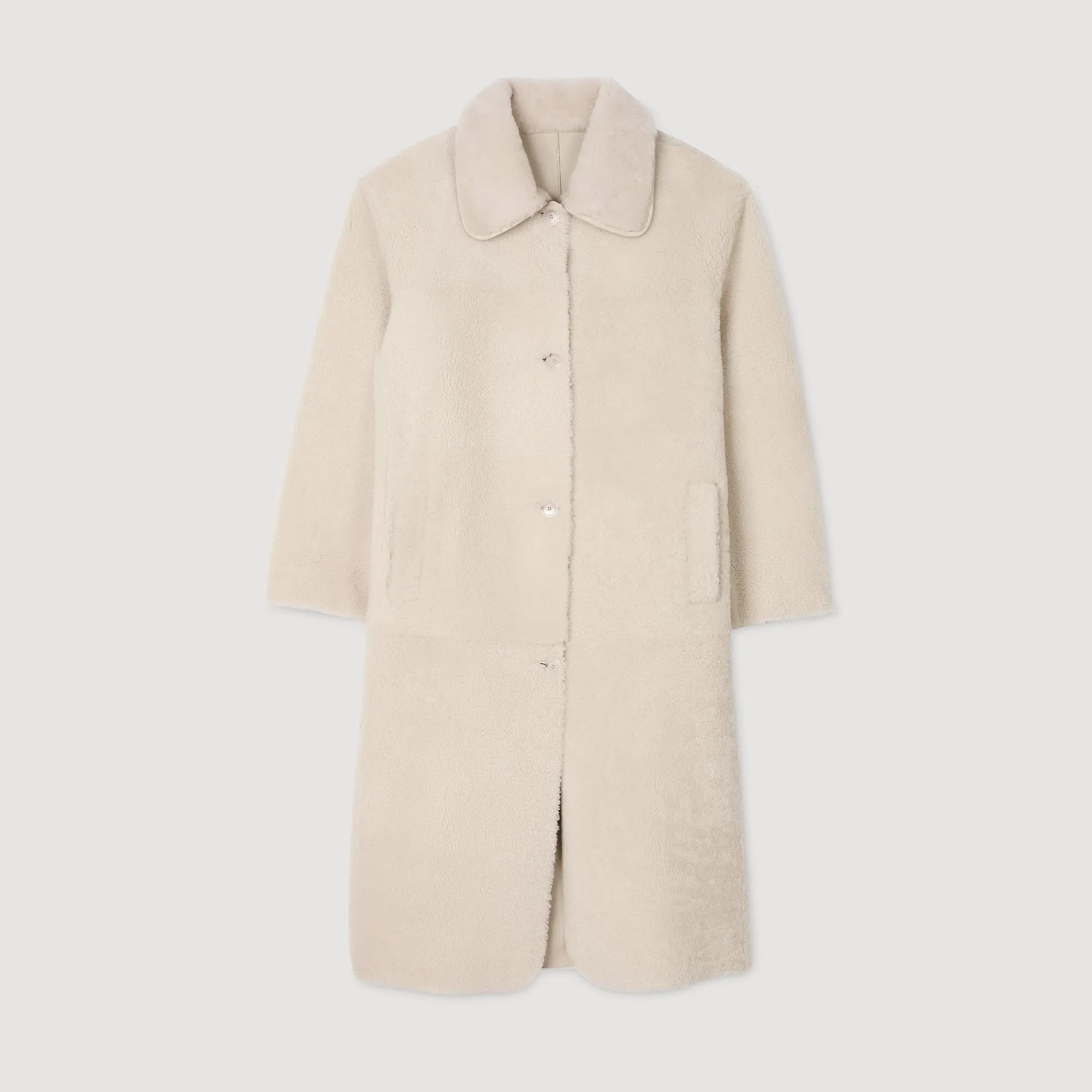 Cappotto in scamosciato