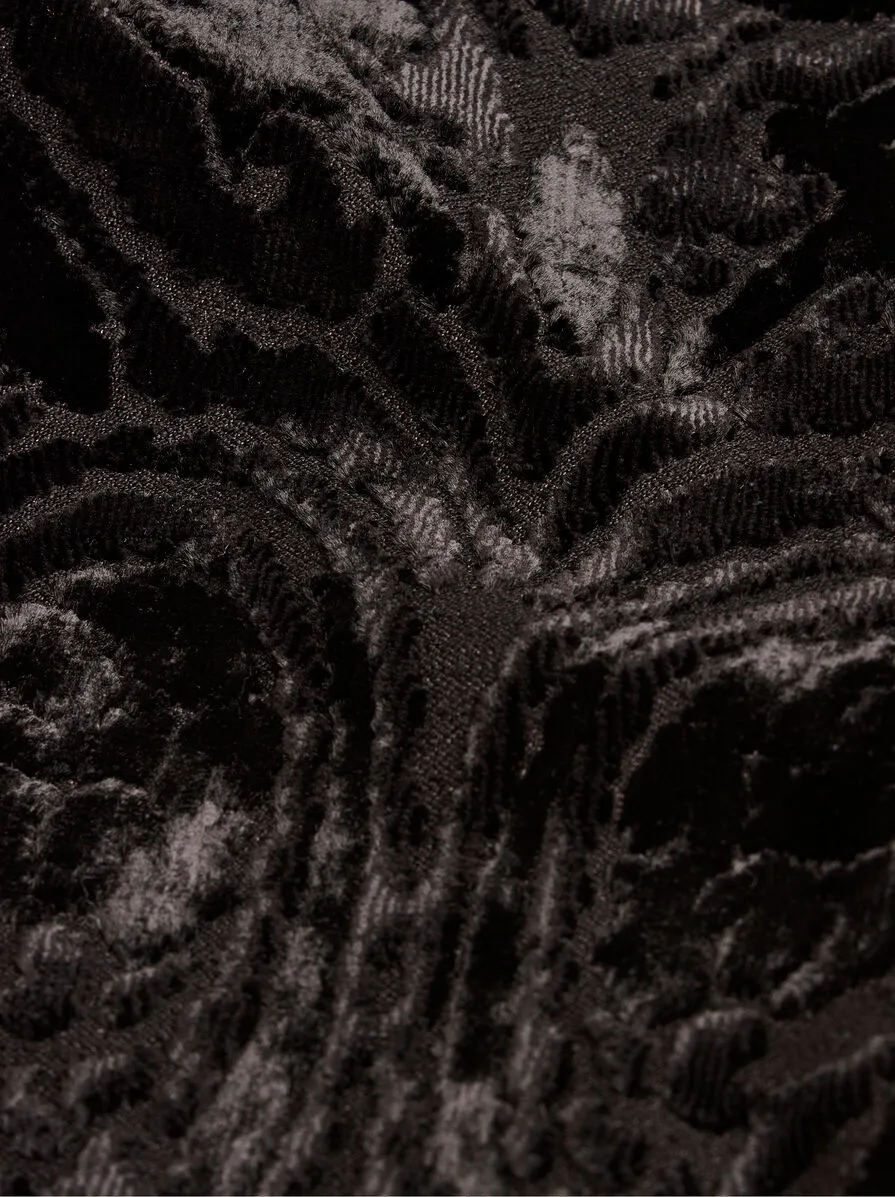 CAPPOTTO JACQUARD IN VELLUTO