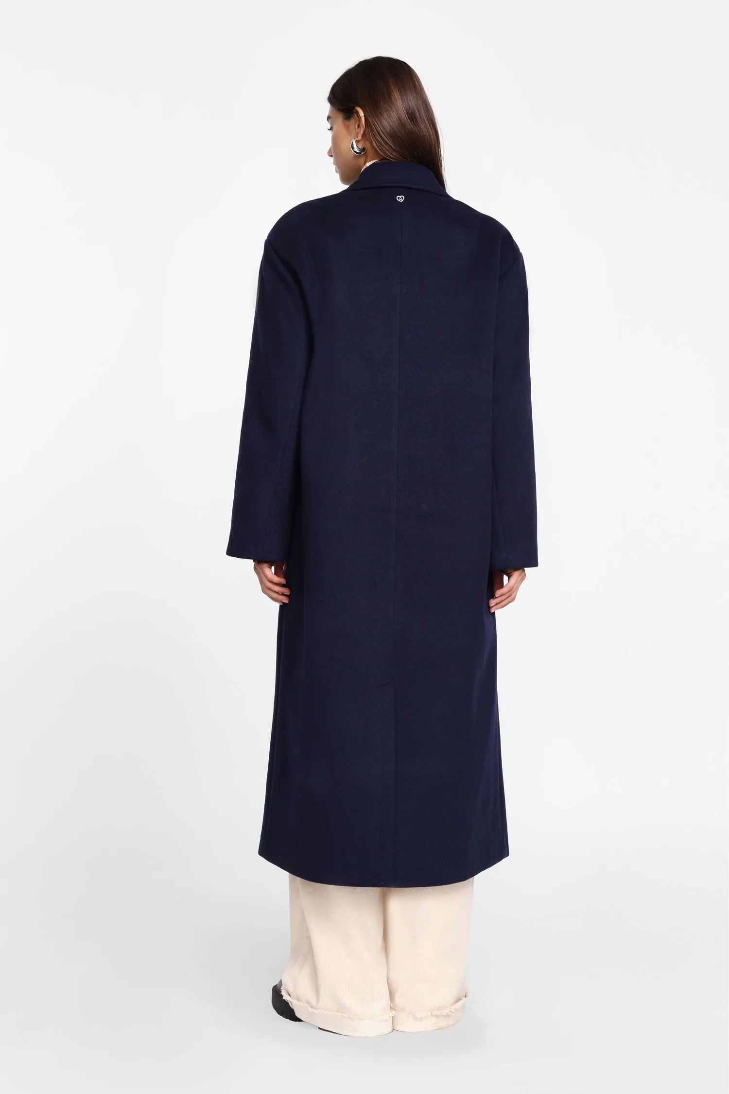  Cappotto lungo con chiusura doppiopetto 