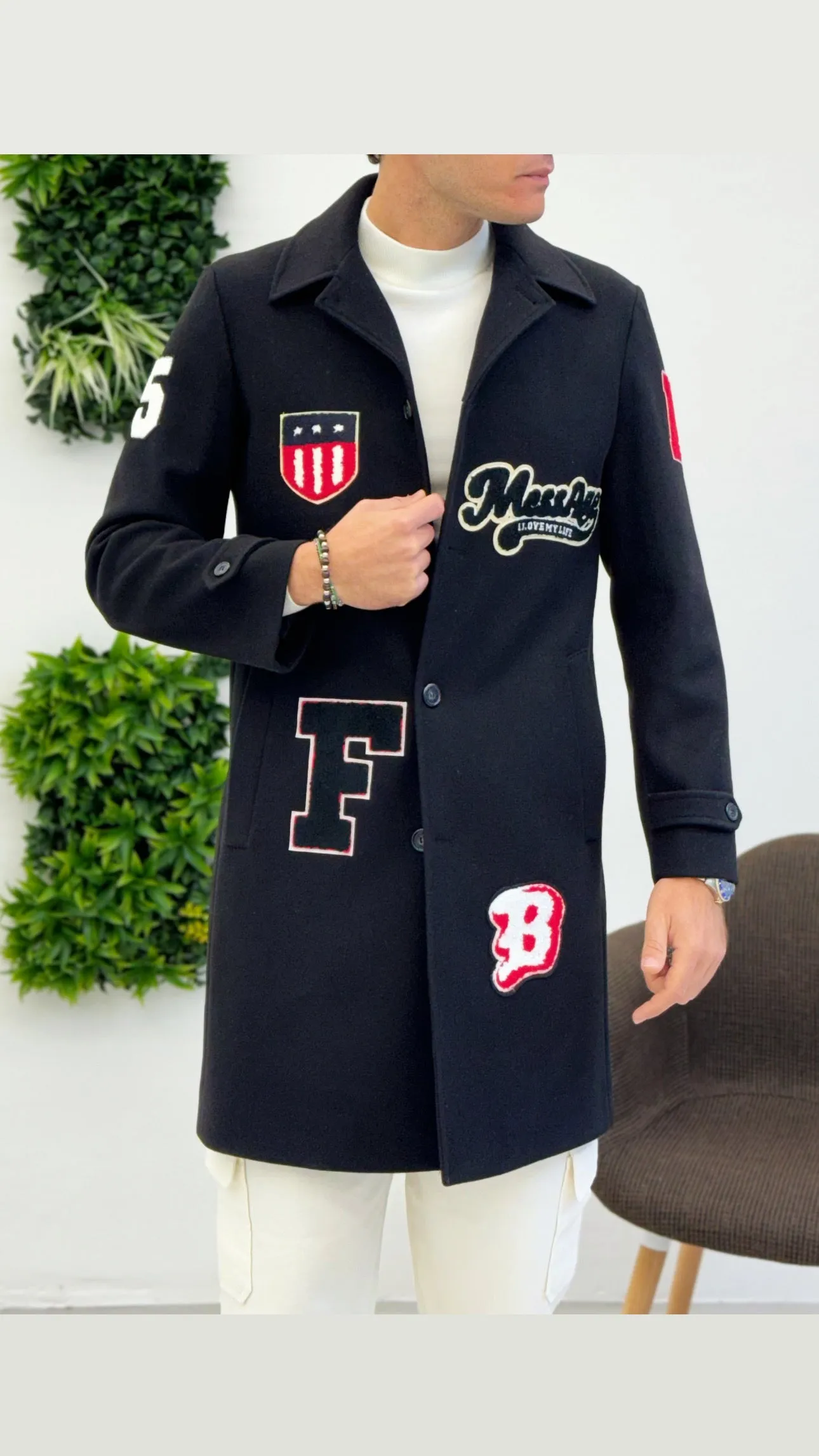 Cappotto Lungo patchwork