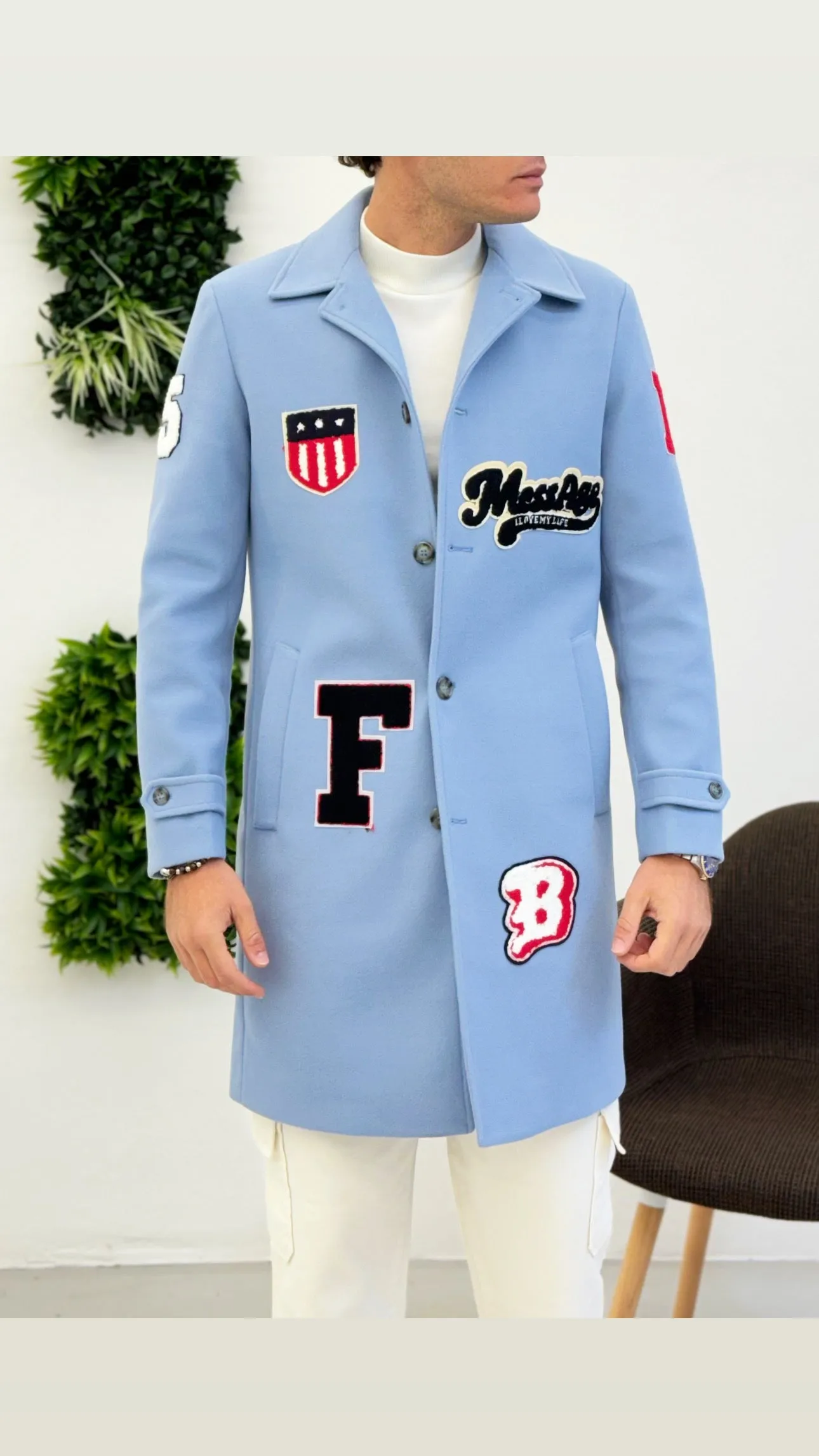 Cappotto Lungo patchwork