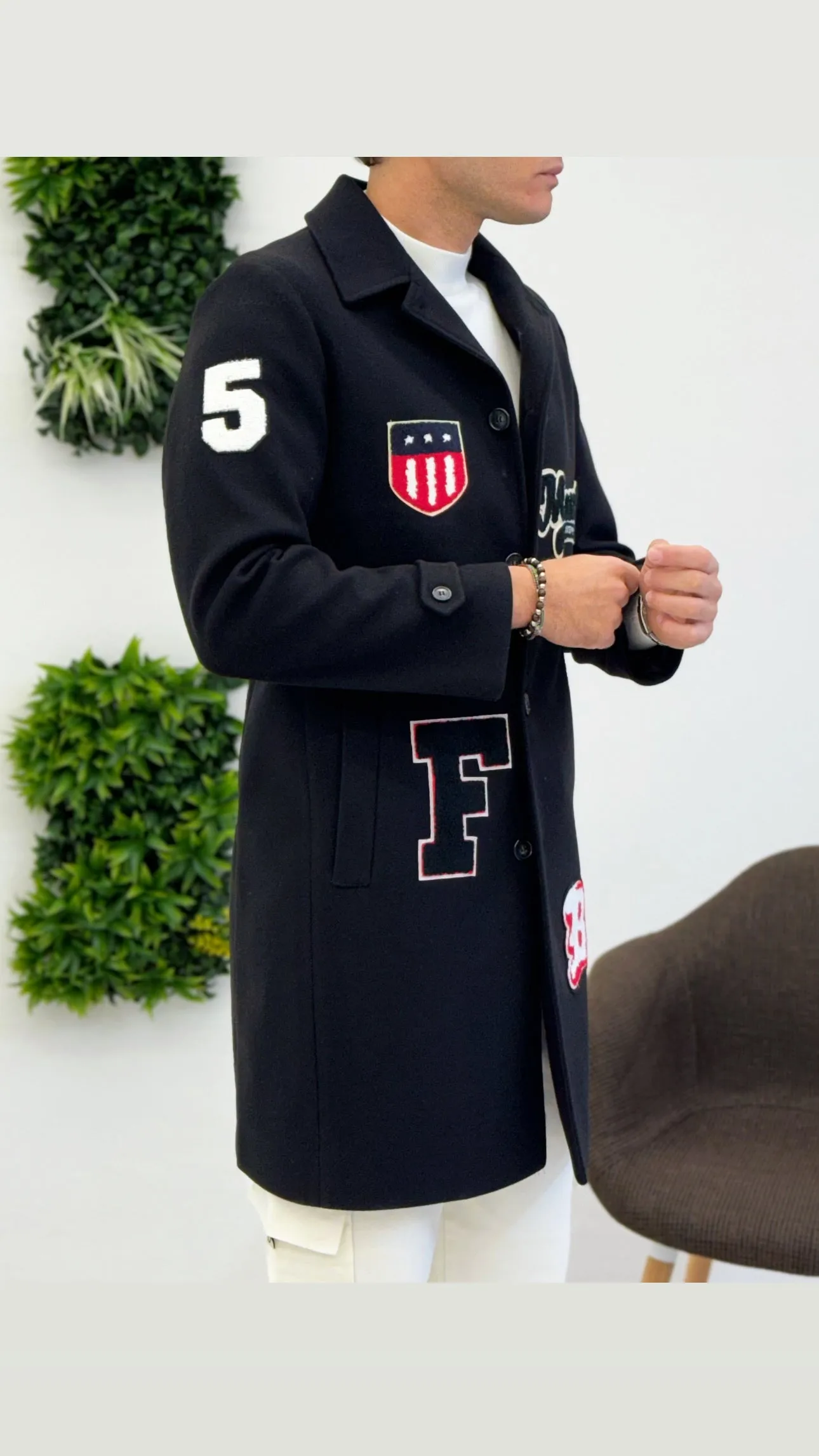 Cappotto Lungo patchwork