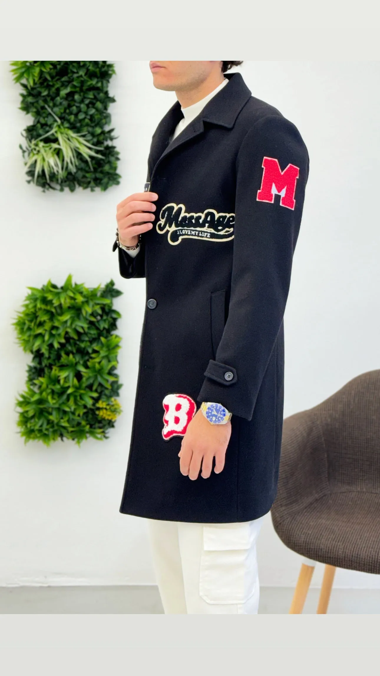 Cappotto Lungo patchwork