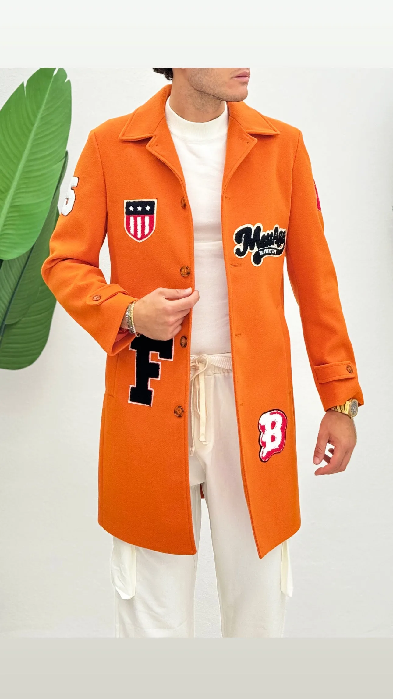 Cappotto Lungo patchwork