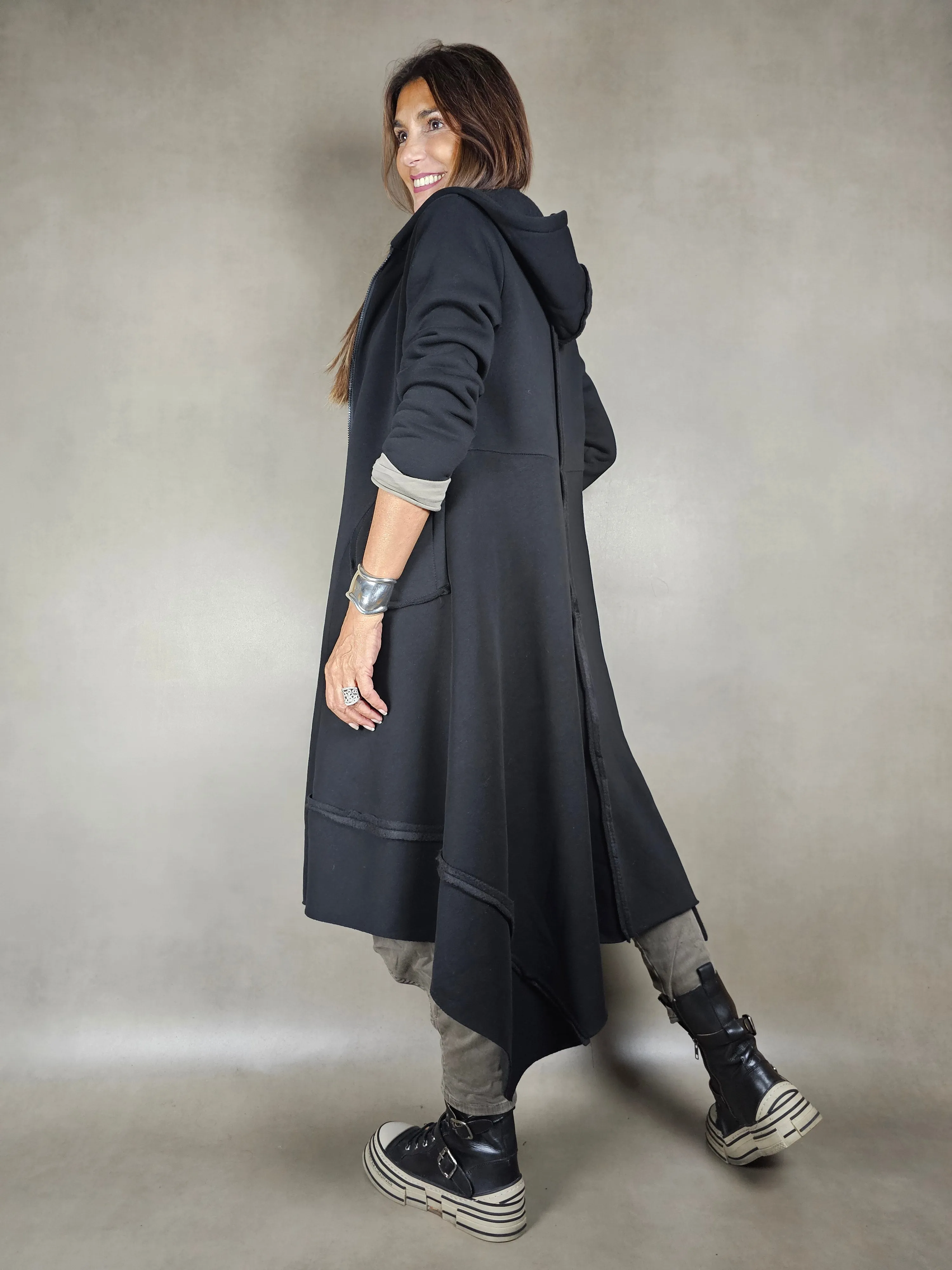 cappotto neoprene cappuccio 100co