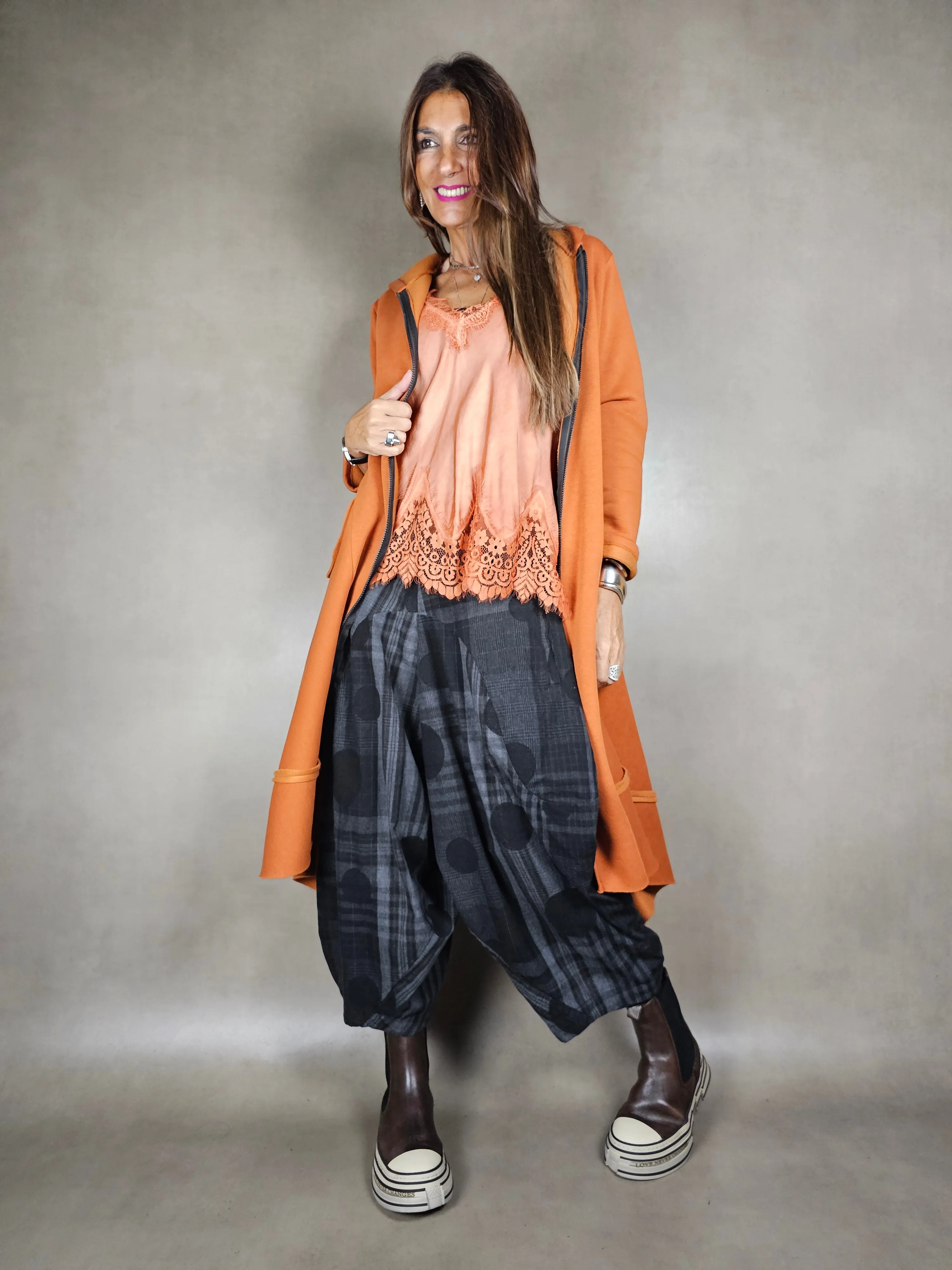 cappotto neoprene cappuccio 100co