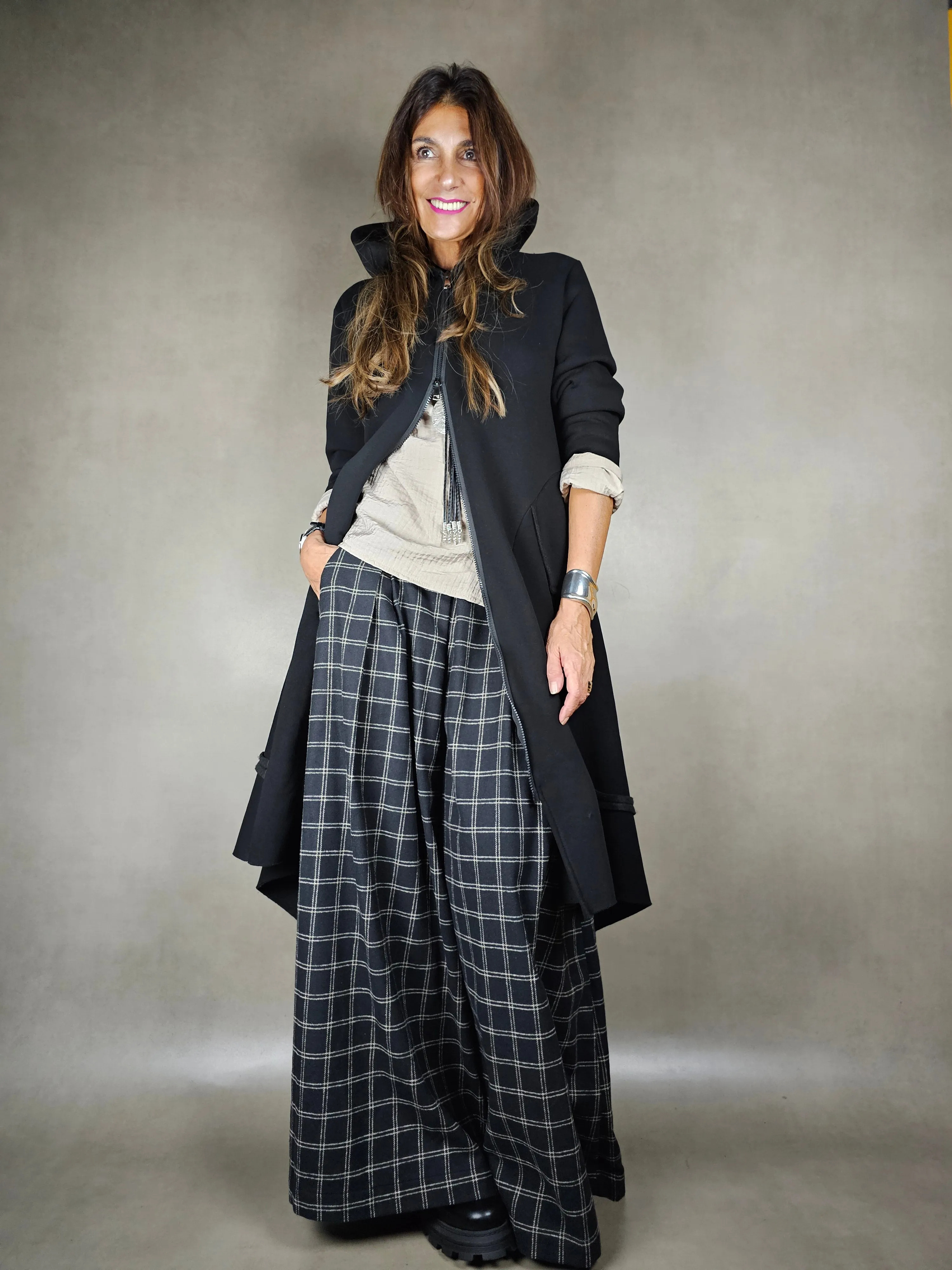 cappotto neoprene cappuccio 100co