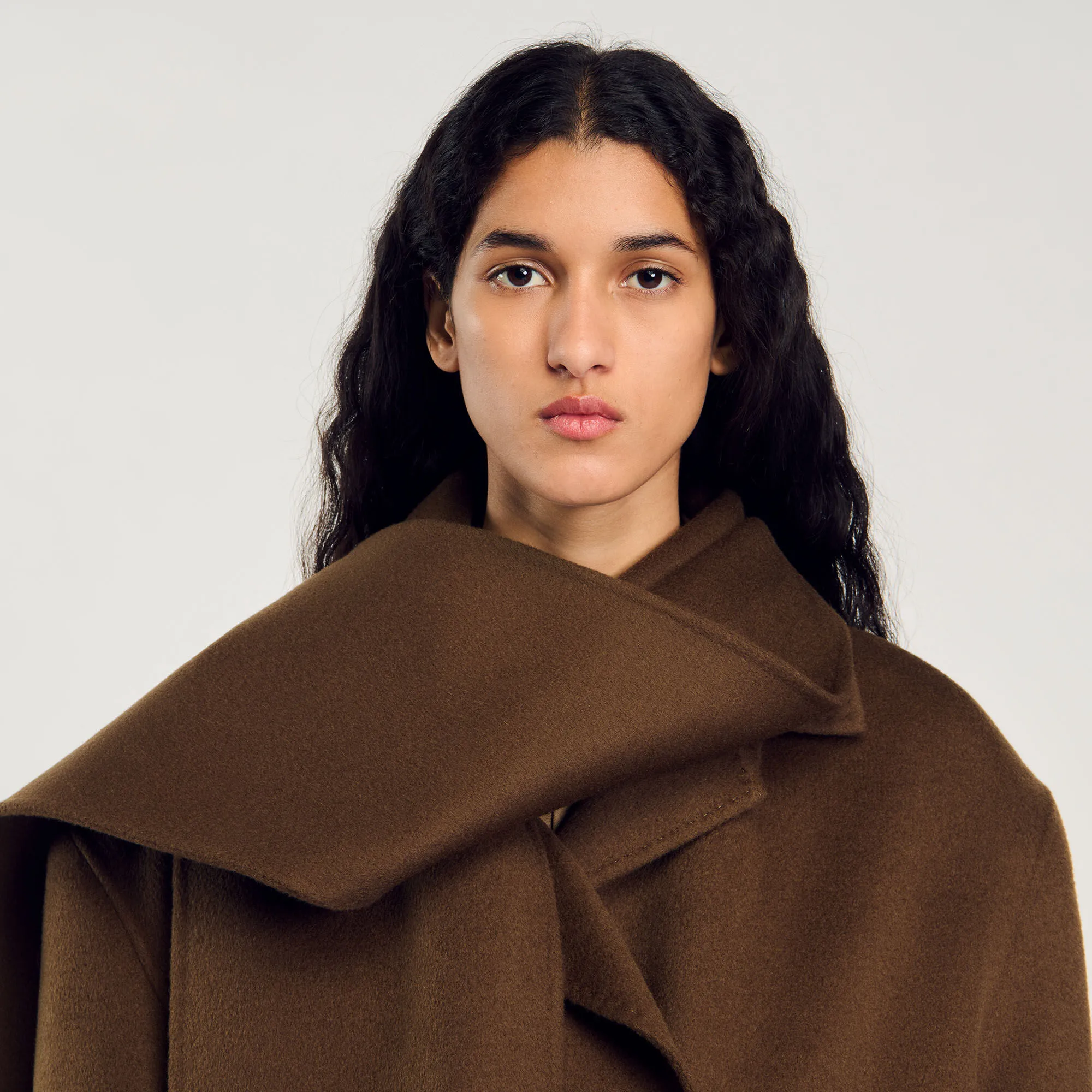 Cappotto oversize in lana