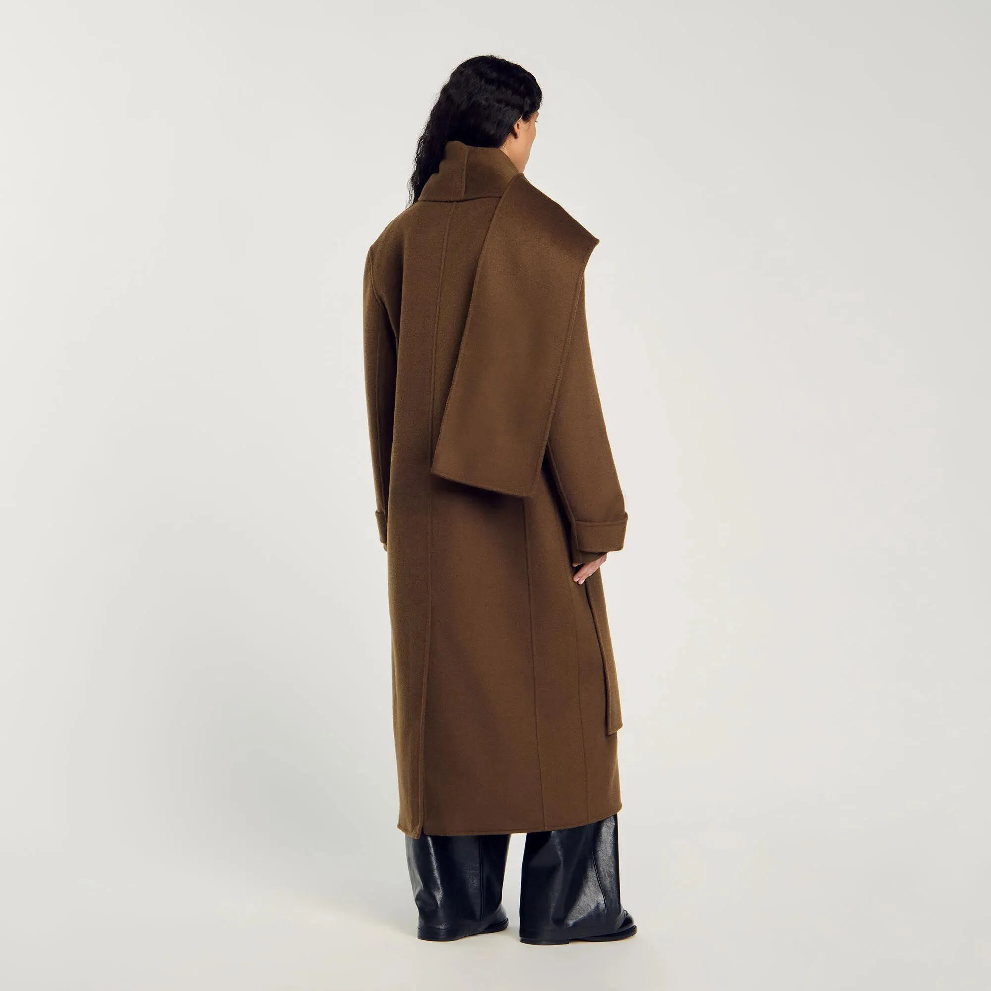 Cappotto oversize in lana