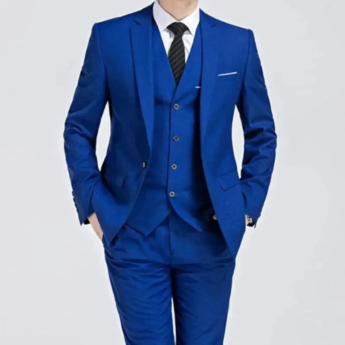 Cappotto Pantaloni Pantaloni Gilet Gilet 3 bottoni Abiti da uomo Abito 3 pezzi Colore Autunno