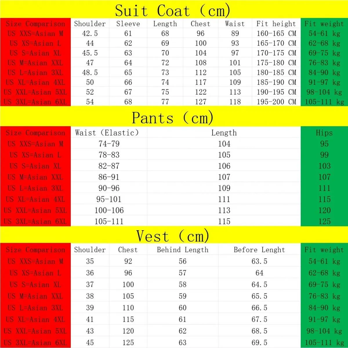 Cappotto Pantaloni Pantaloni Gilet Gilet 3 bottoni Abiti da uomo Abito 3 pezzi Colore Autunno
