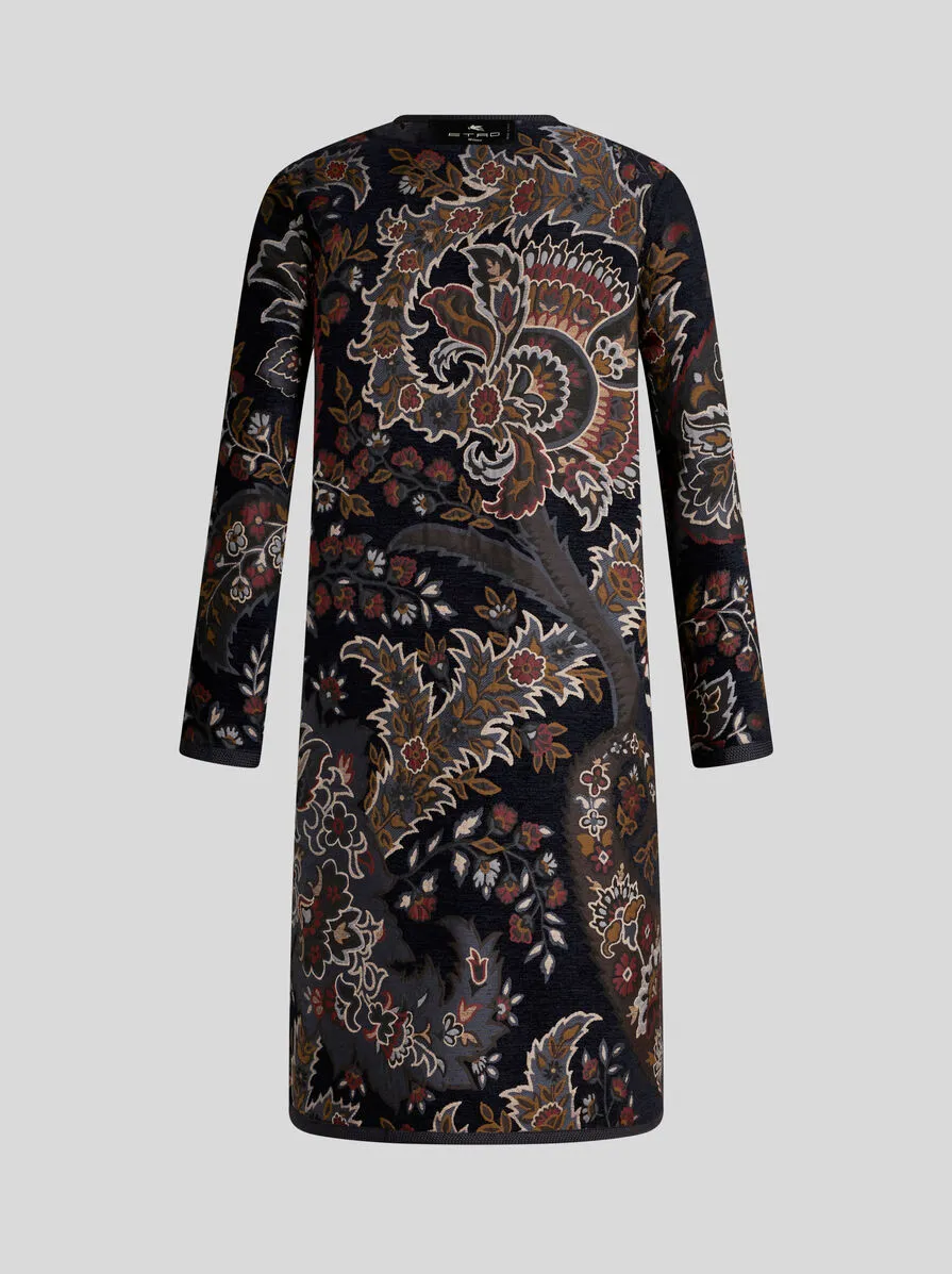 CAPPOTTO REVERSIBILE IN CINIGLIA JACQUARD