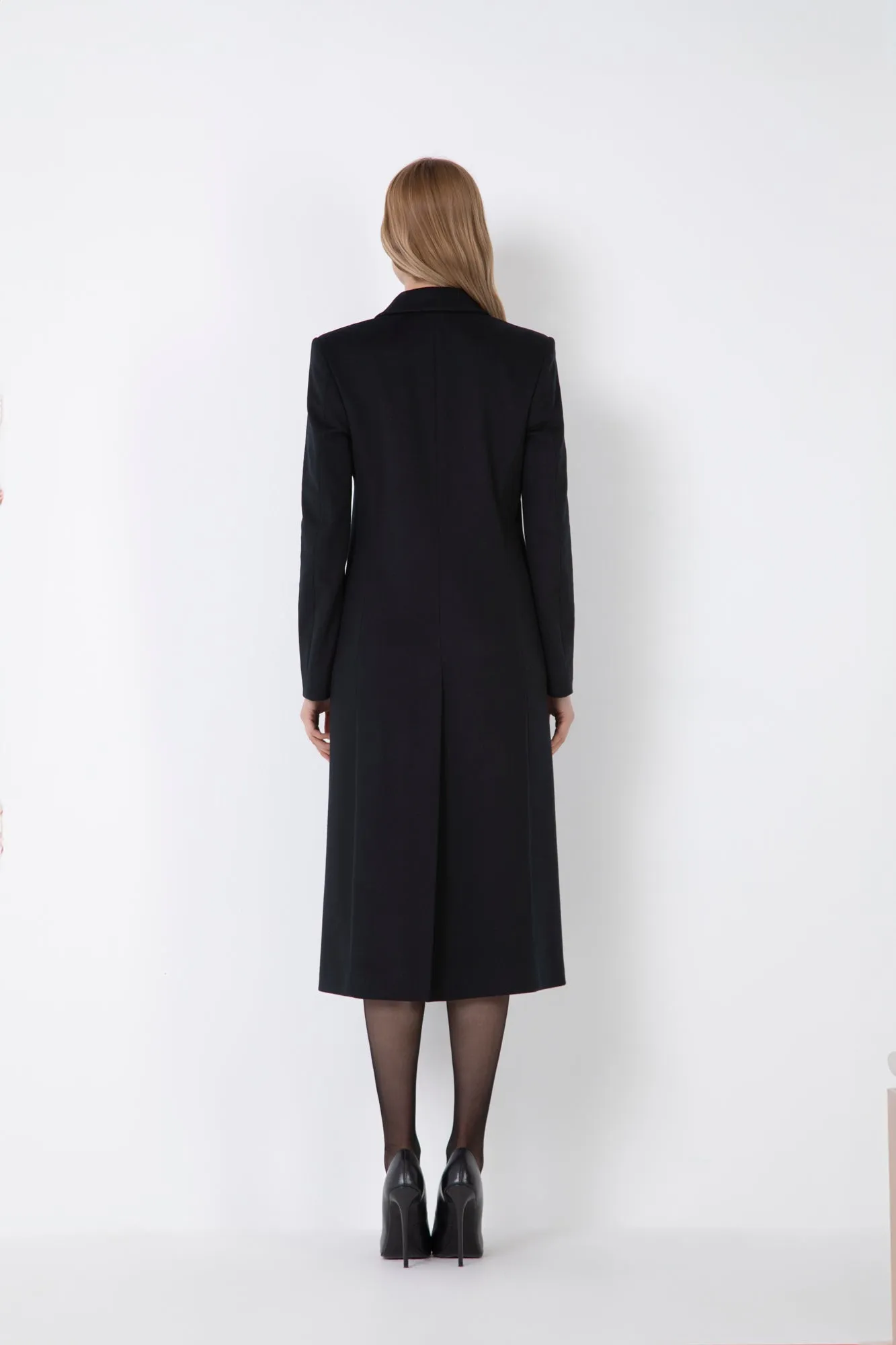 CAPPOTTO  SFIANCATO 3  BOTTONI MISTO  CACHEMIRE