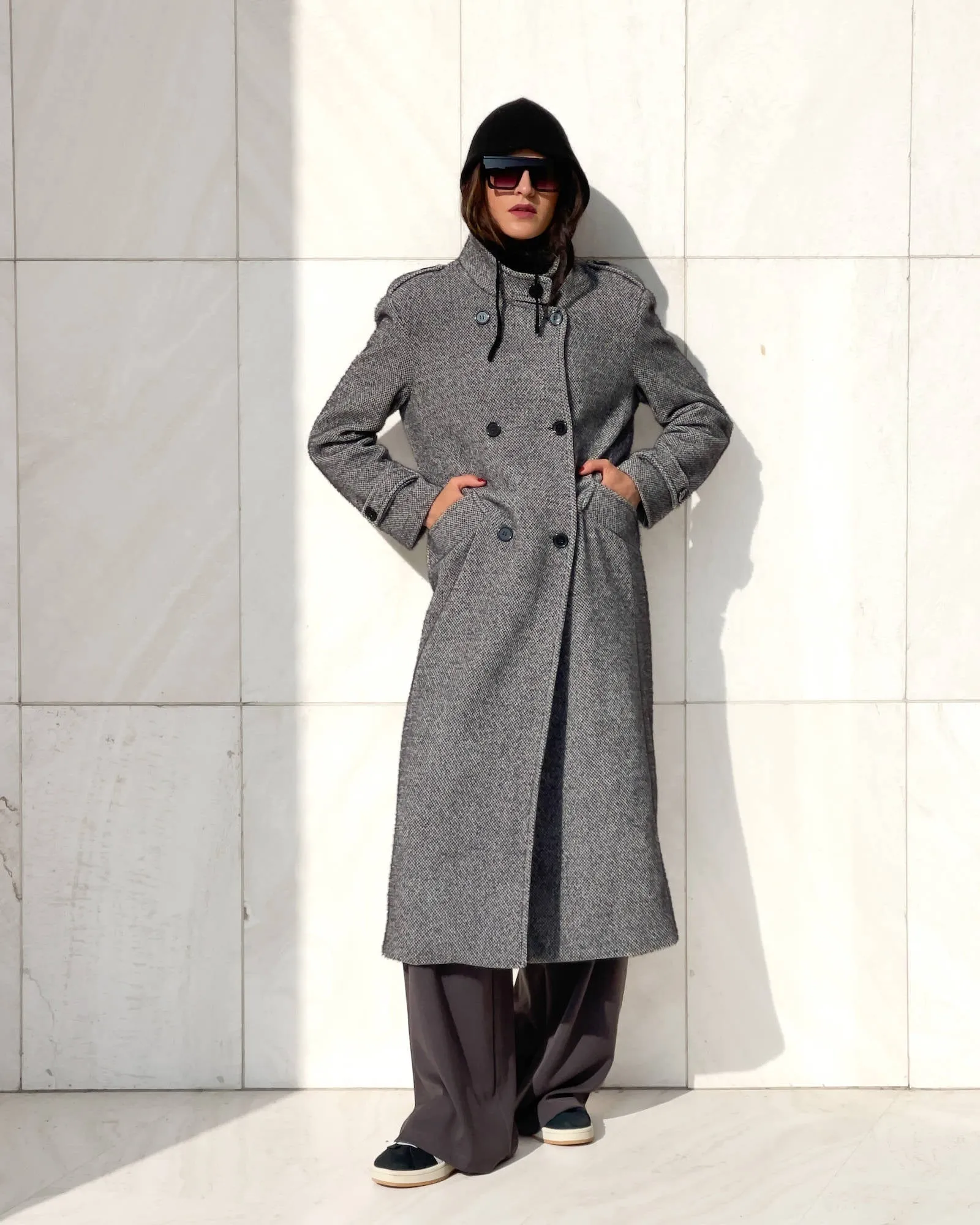 CAPPOTTO TIMOTHY BIANCO NERO