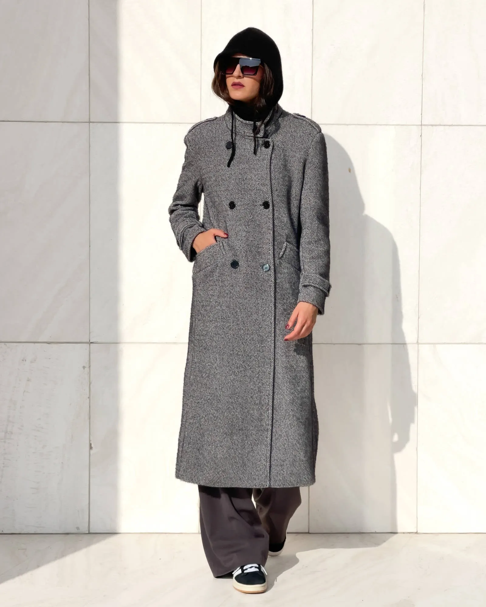 CAPPOTTO TIMOTHY BIANCO NERO