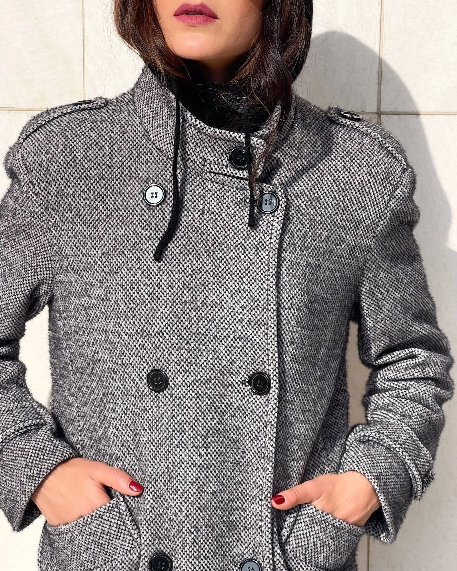 CAPPOTTO TIMOTHY BIANCO NERO