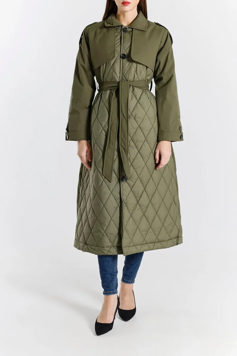 Cappotto Trapuntato Donna - Modello Lungo