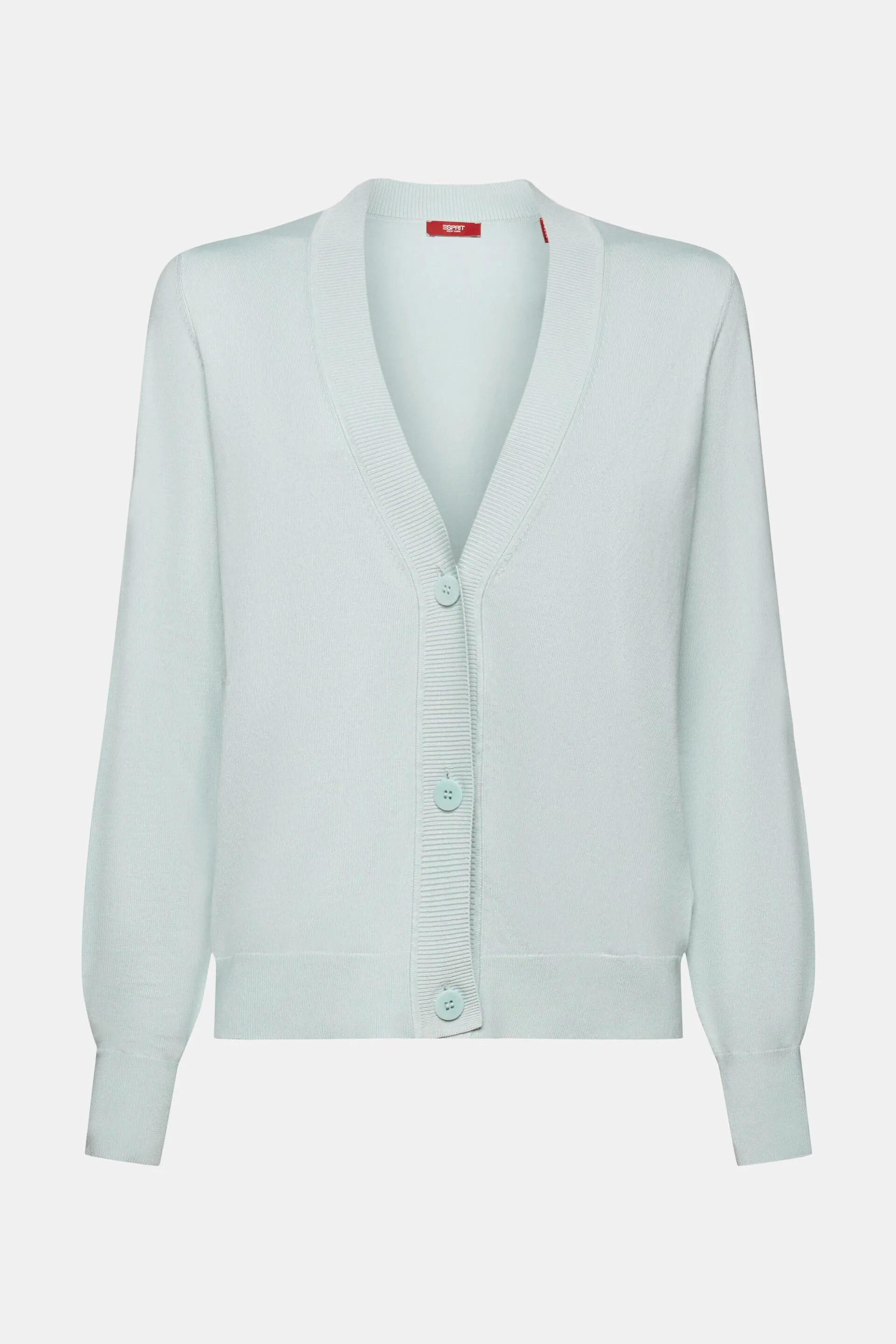 Cardigan basic con scollo a V