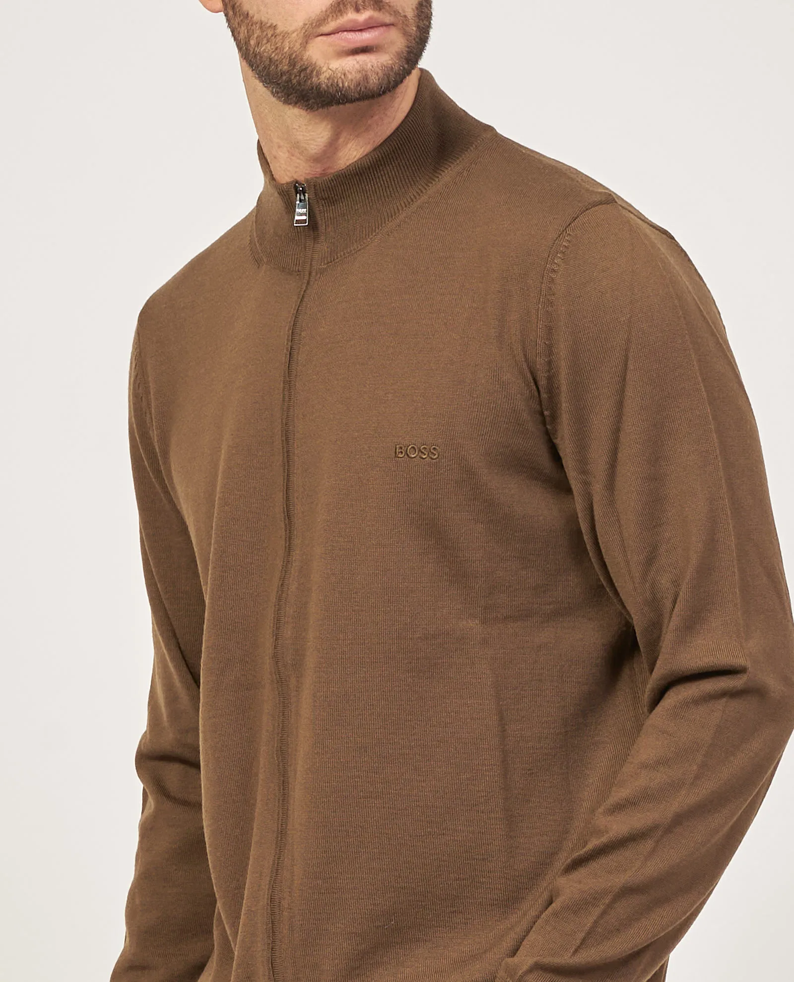 Cardigan Boss uomo regular fit alla coreana
