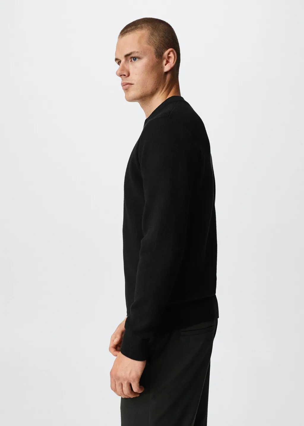 Cardigan collo Perkins zip
