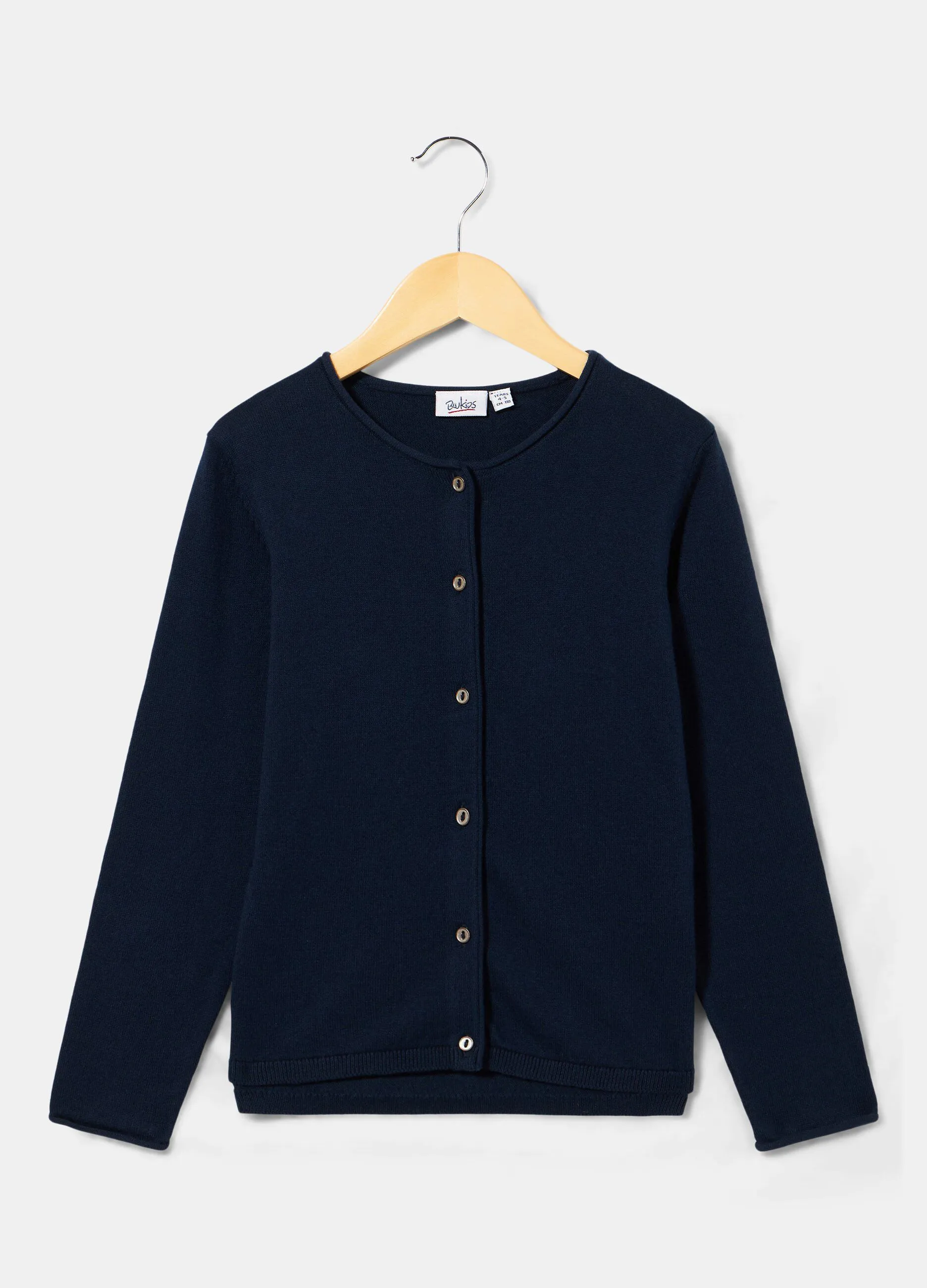 Cardigan tricot in puro cotone bambina
